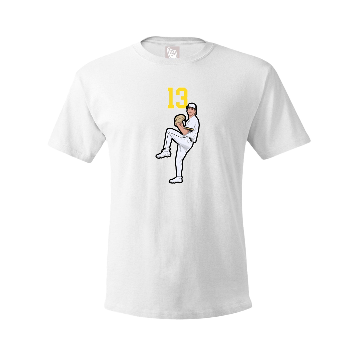 Tee — Number Top in White