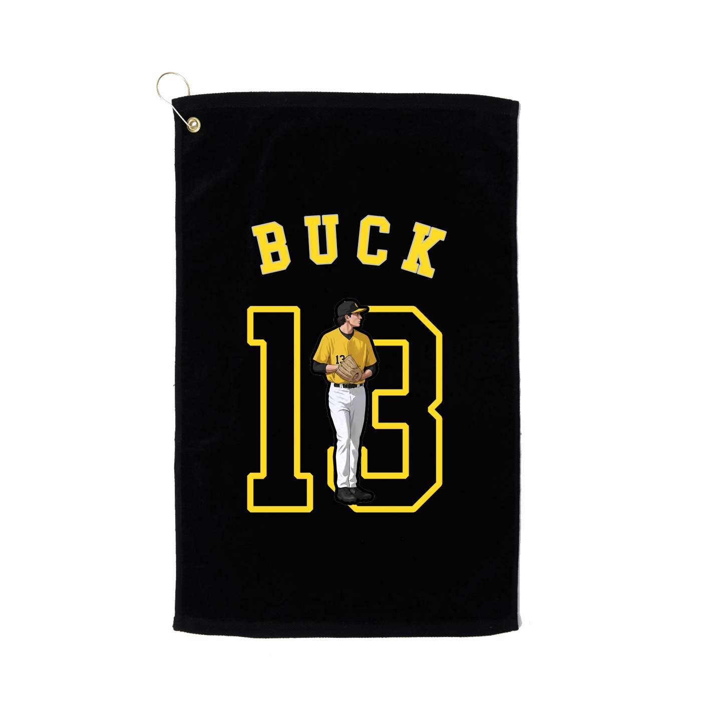 Golf Towel — Shirsey Arch in Black