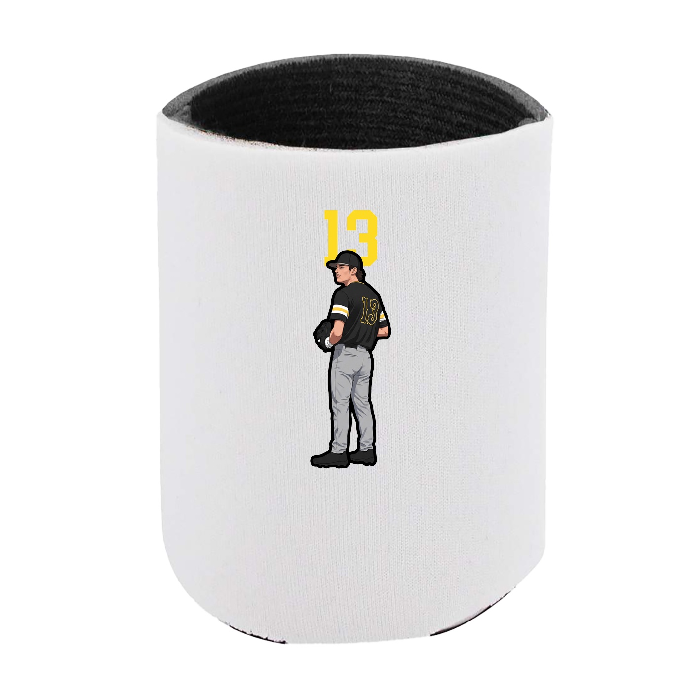 Can Holder — Number Top in White
