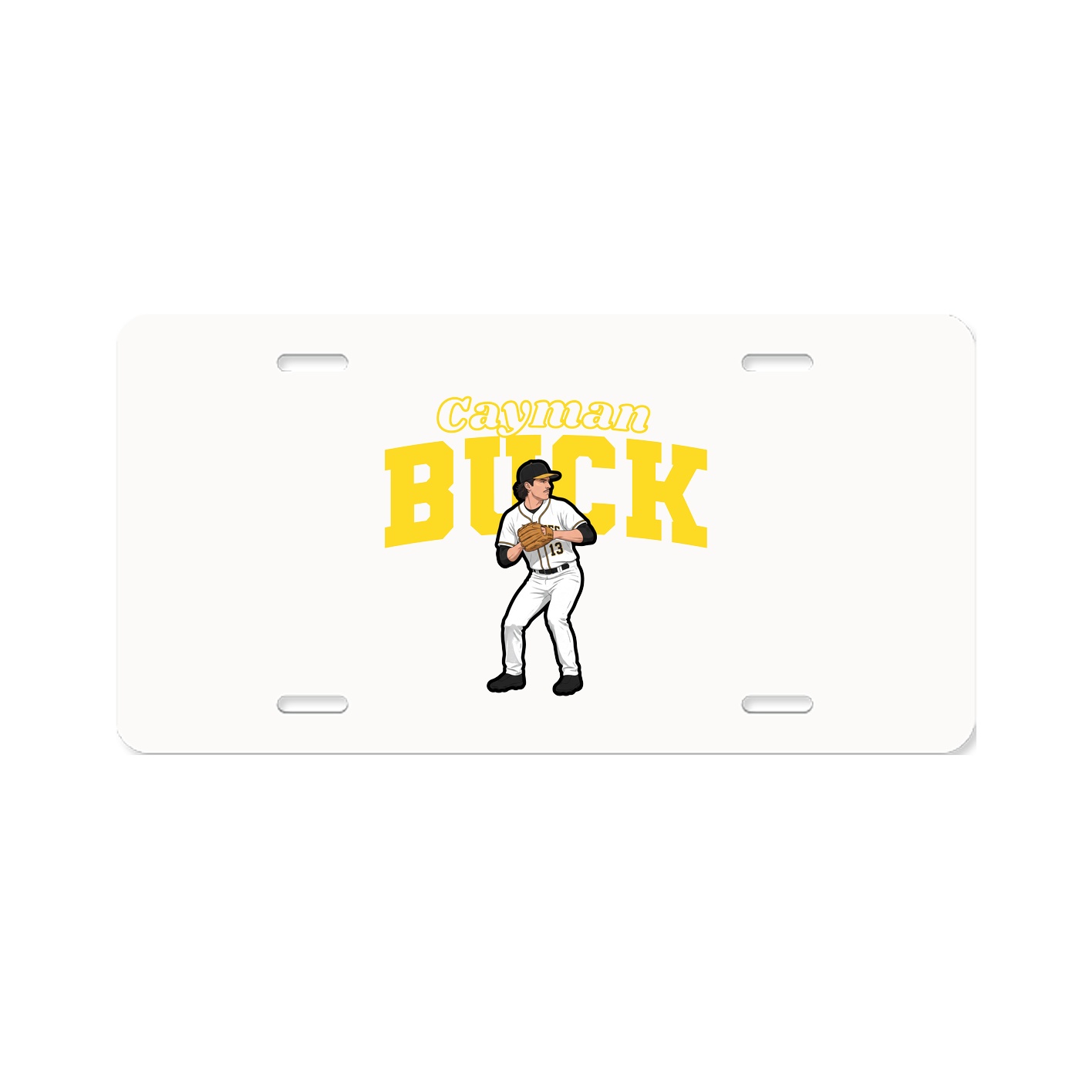 License Plate — Name Arch in Classic