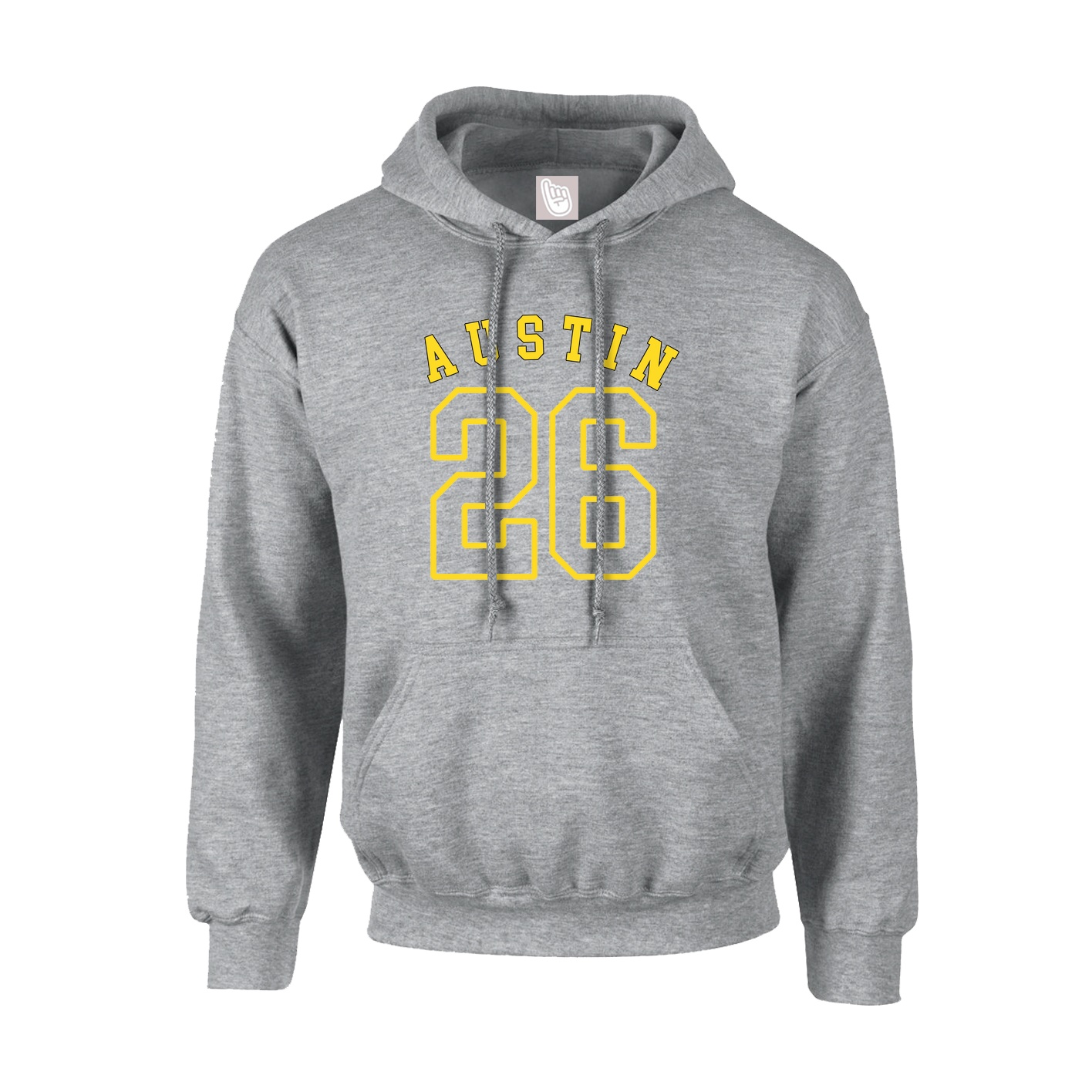 Youth Hoodie — Shirsey Arch in Grey