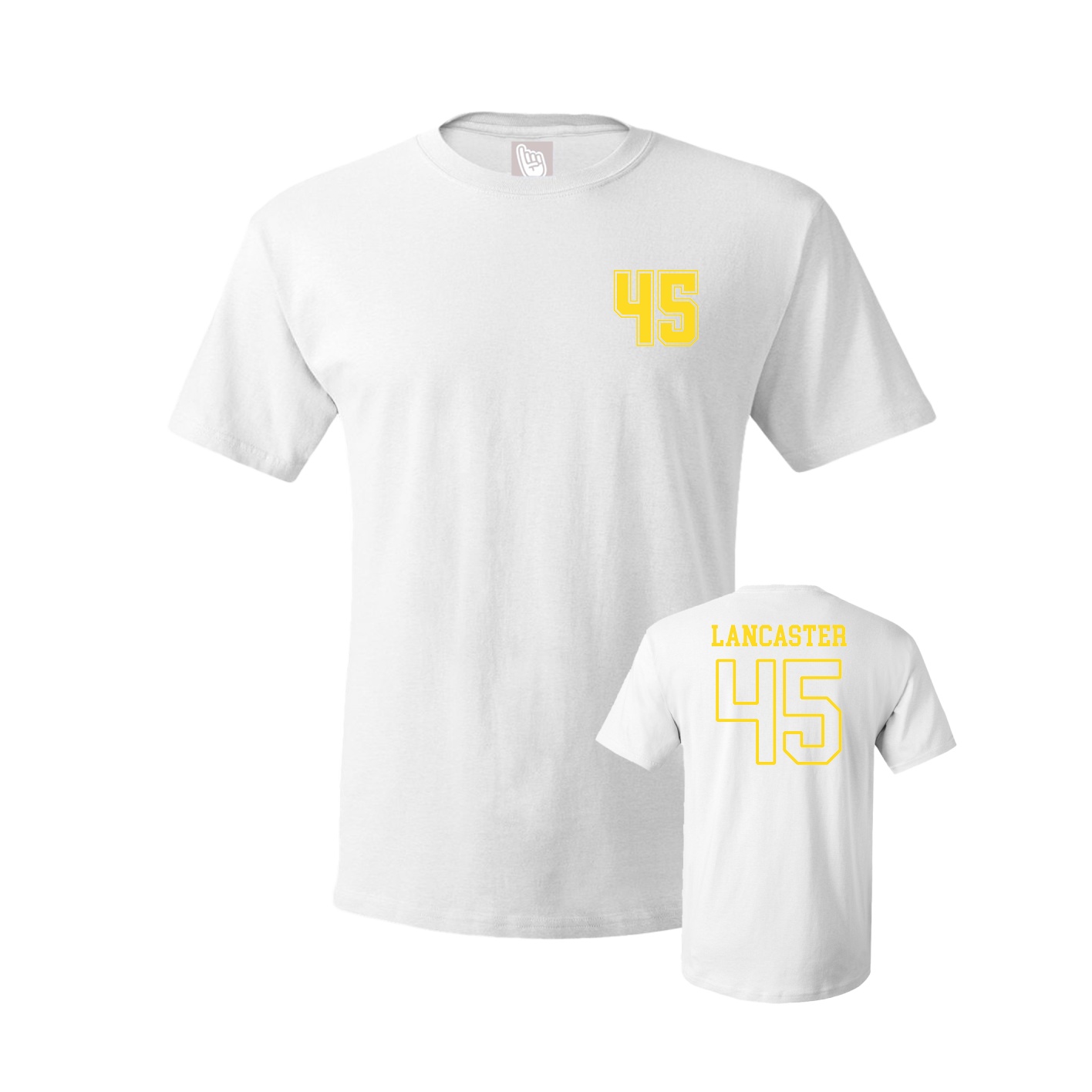 Tee — Chest Back in White