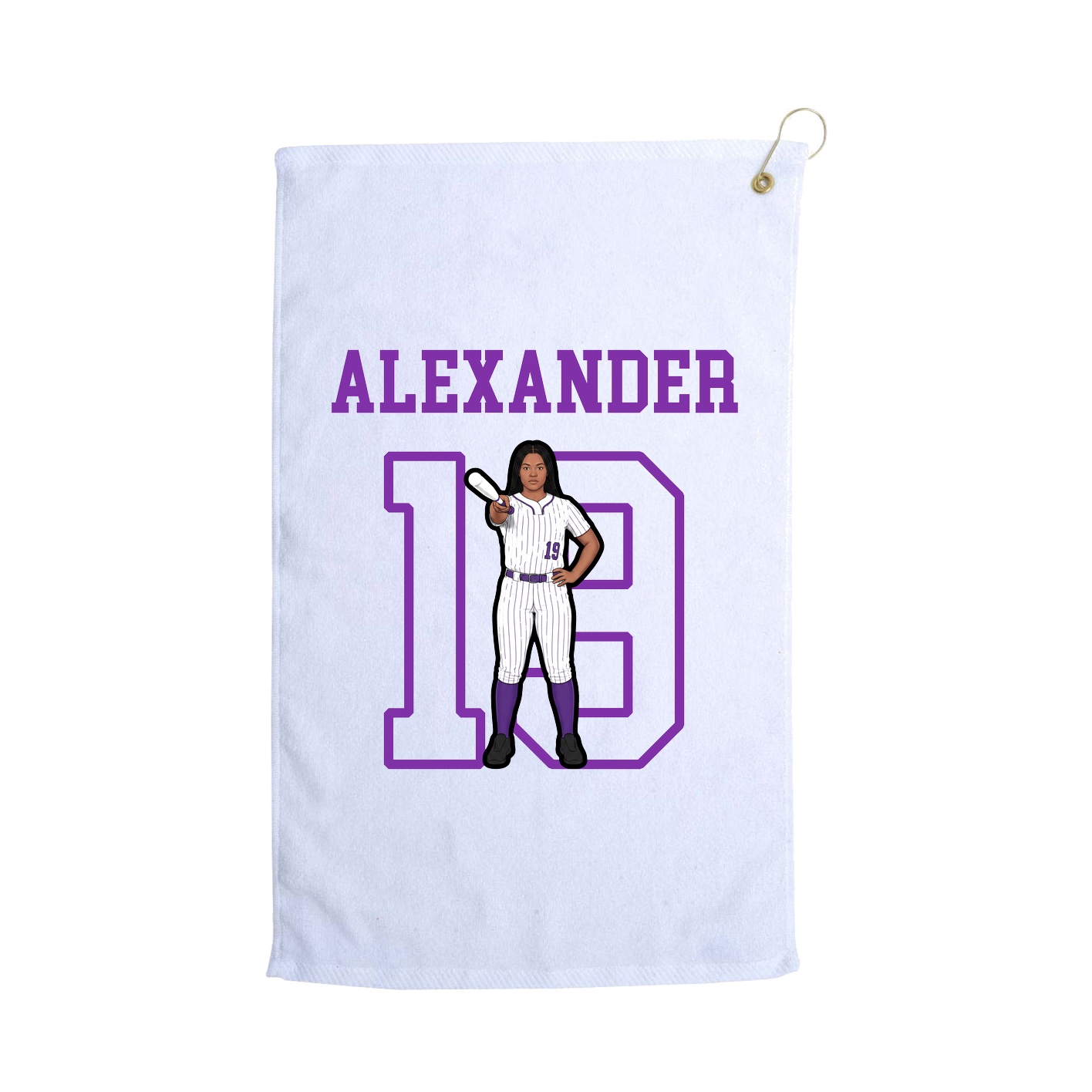Golf Towel — Shirsey in White