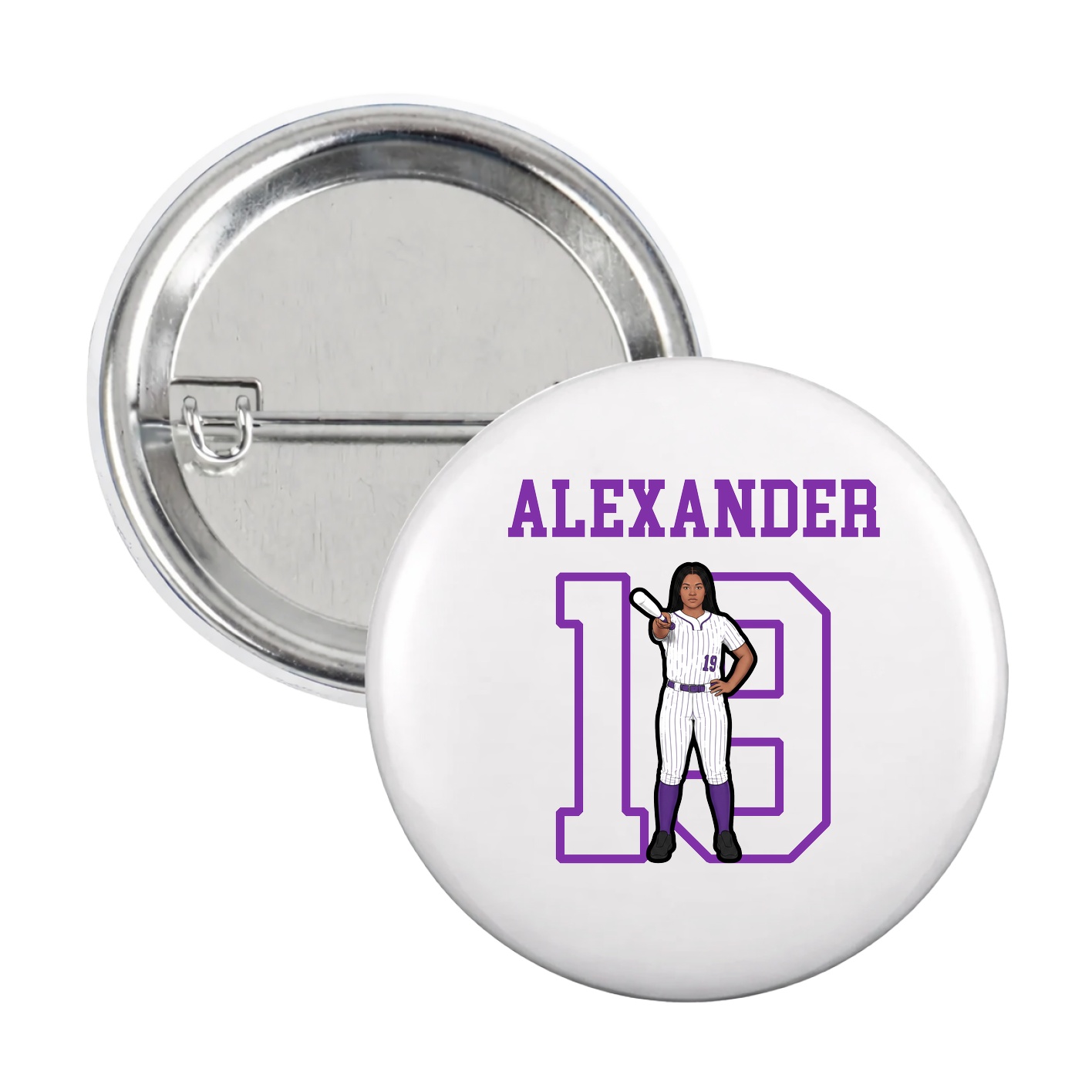Game Day Button — Shirsey in White
