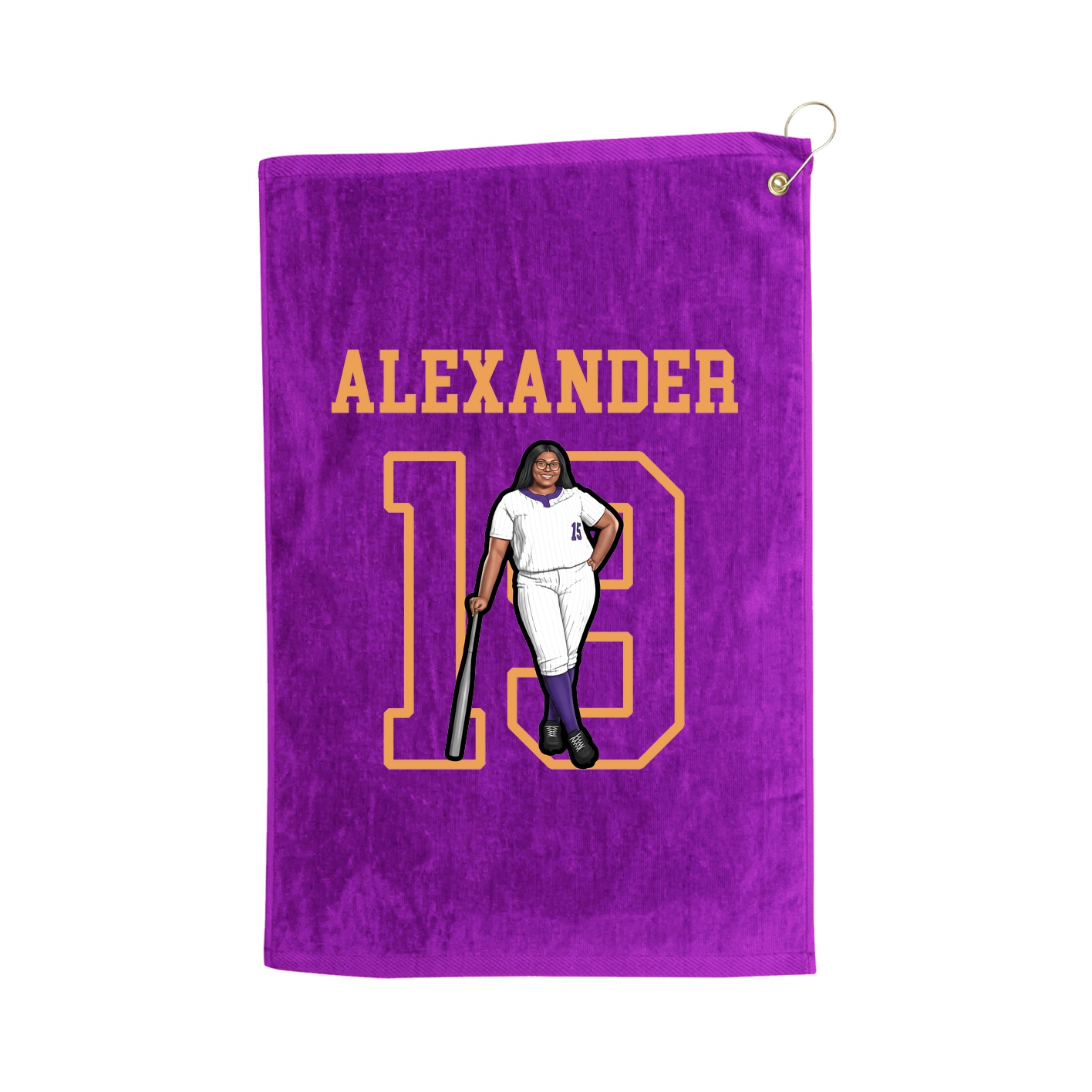 Golf Towel — Shirsey in Purple