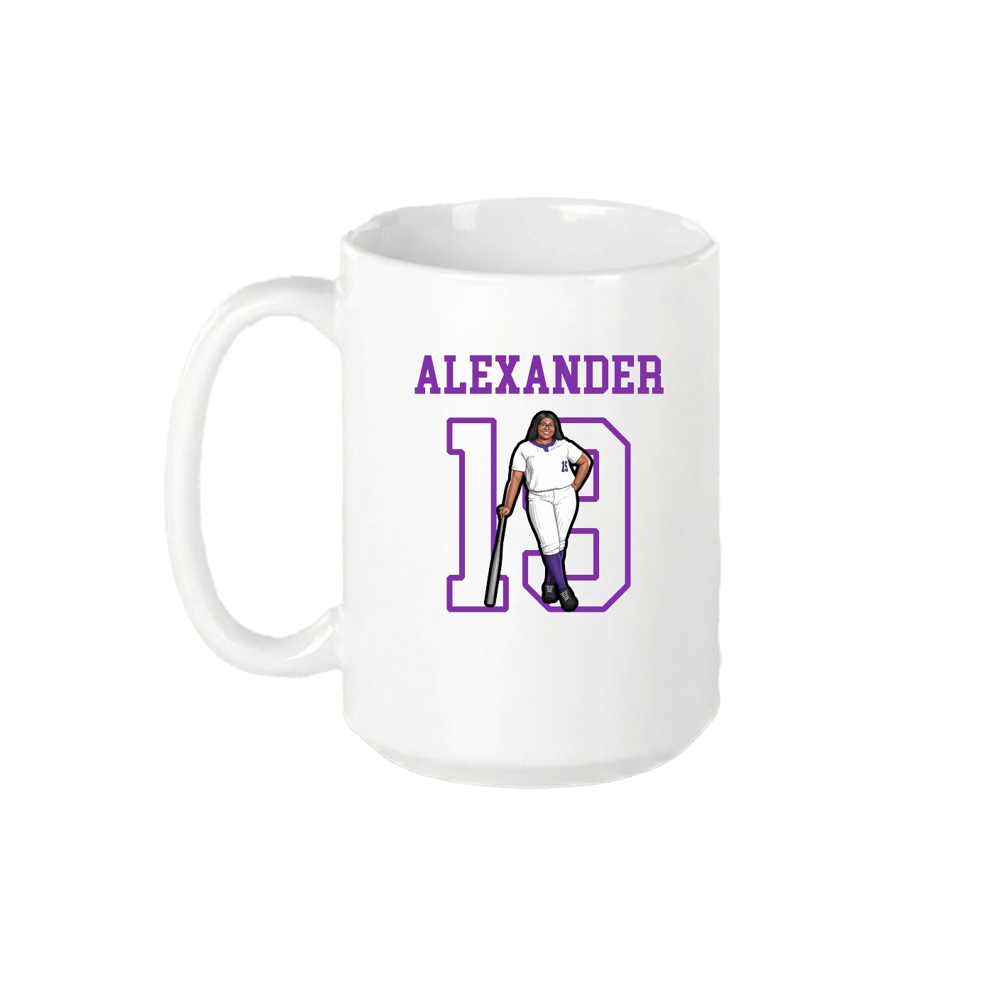 15oz Coffee Mug — Shirsey in White