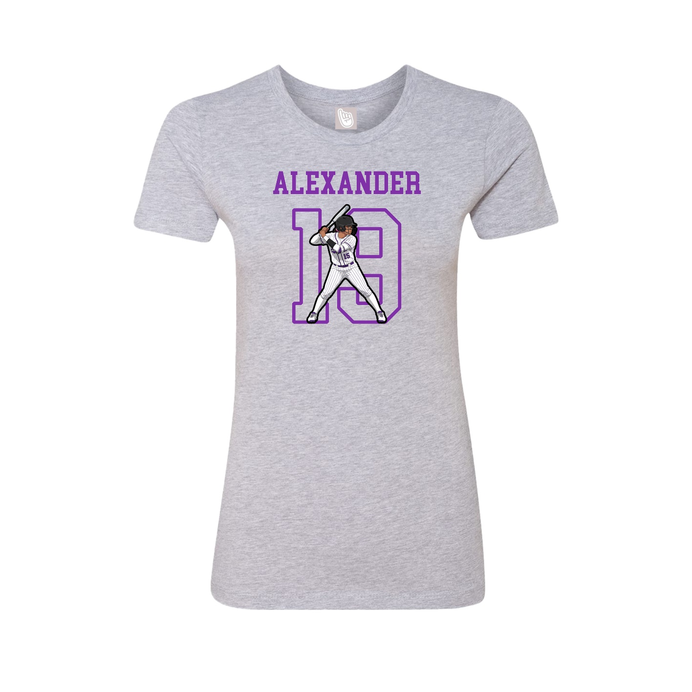 Fitted Women's Tee — Shirsey in Grey