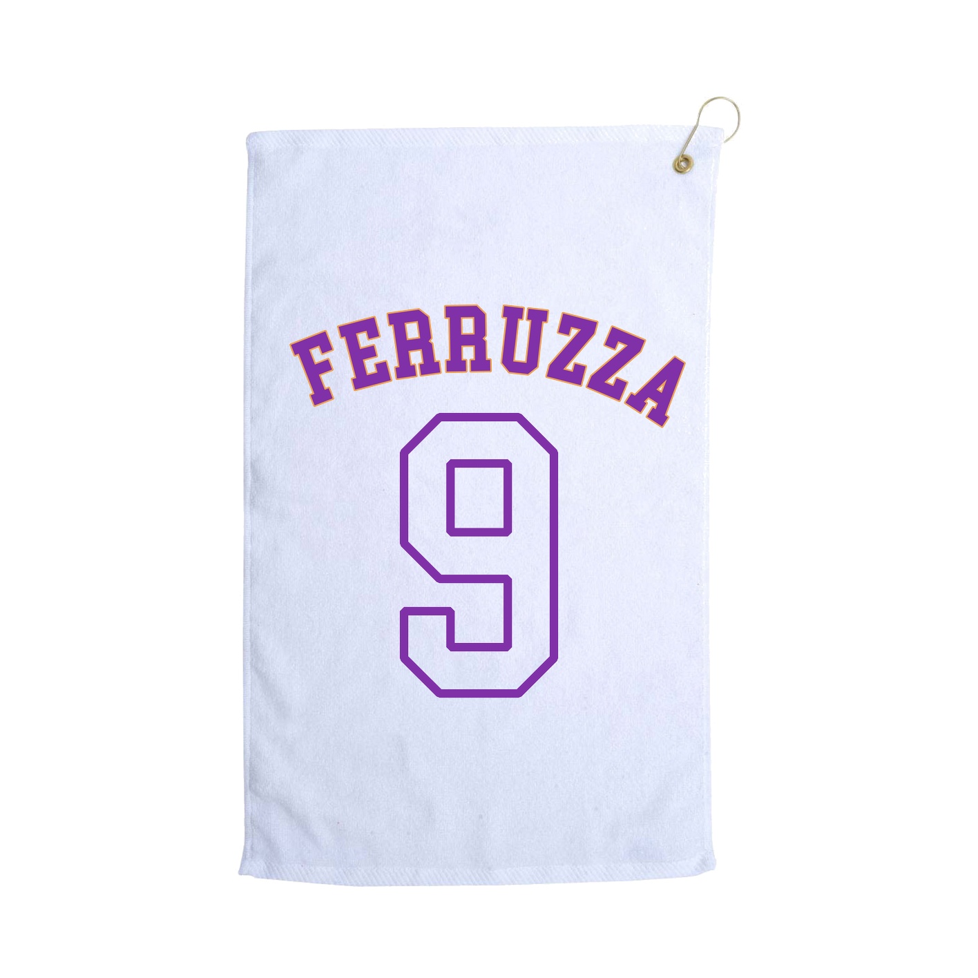 Golf Towel — Shirsey Arch in White