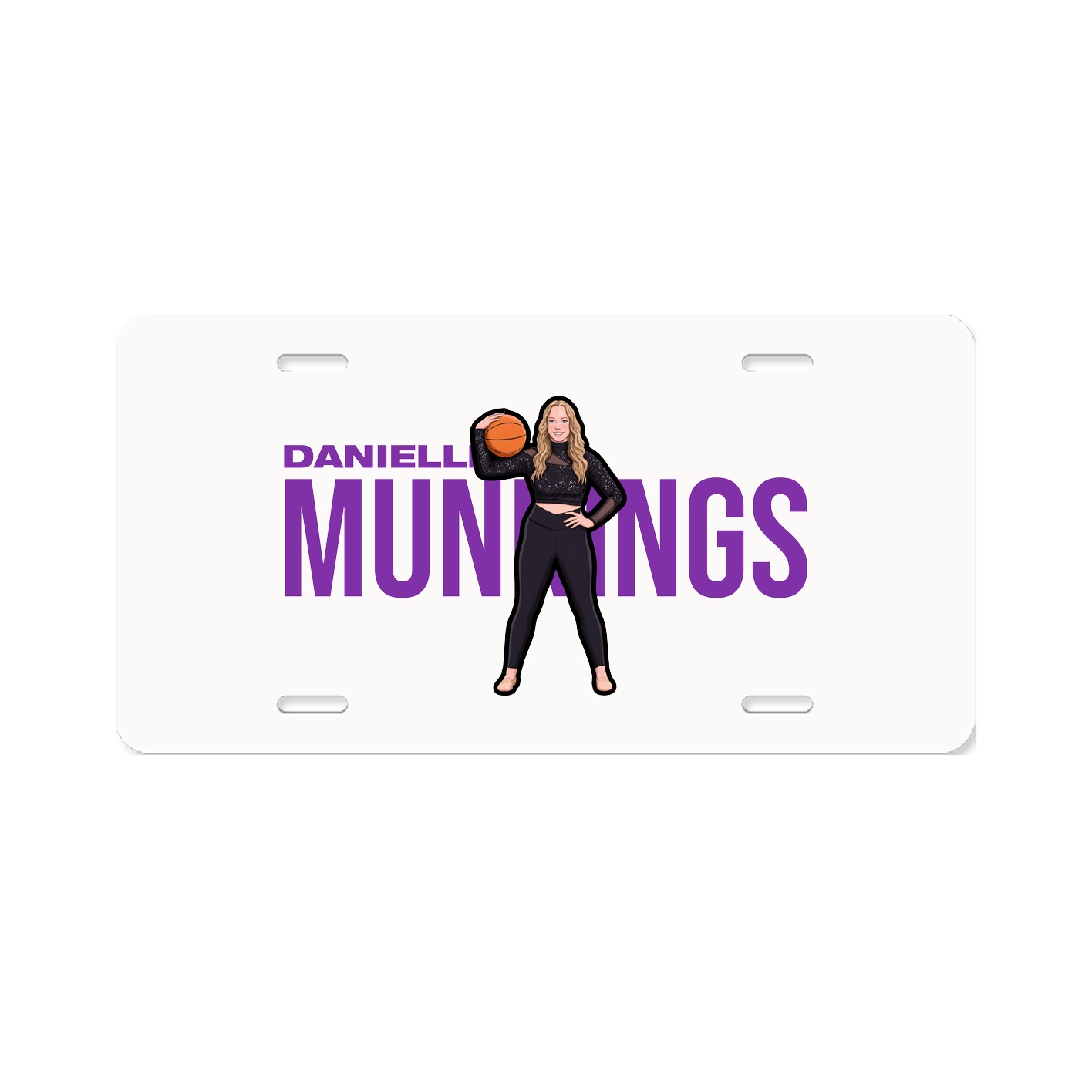 License Plate — Player Name in Classic