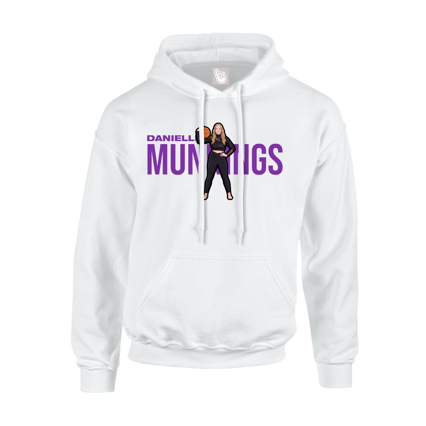 Hoodie — Player Name in White