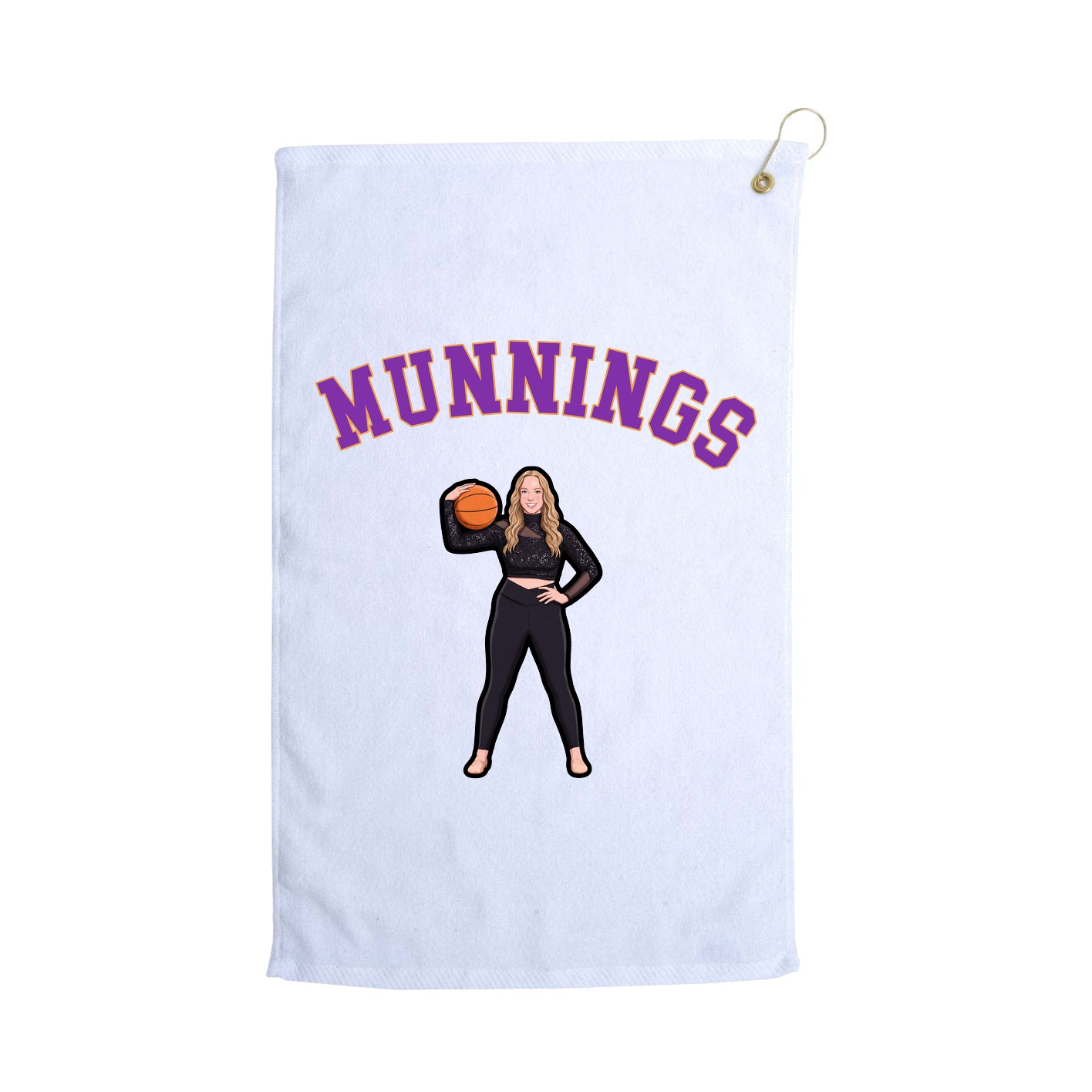 Golf Towel — Shirsey Arch in White
