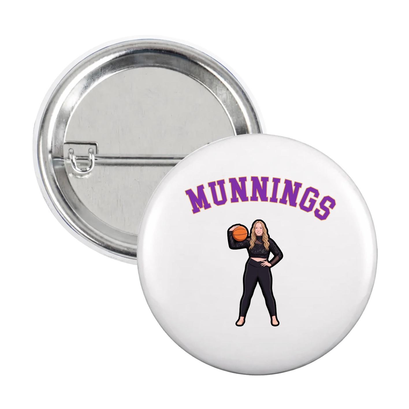 Game Day Button — Shirsey Arch in White