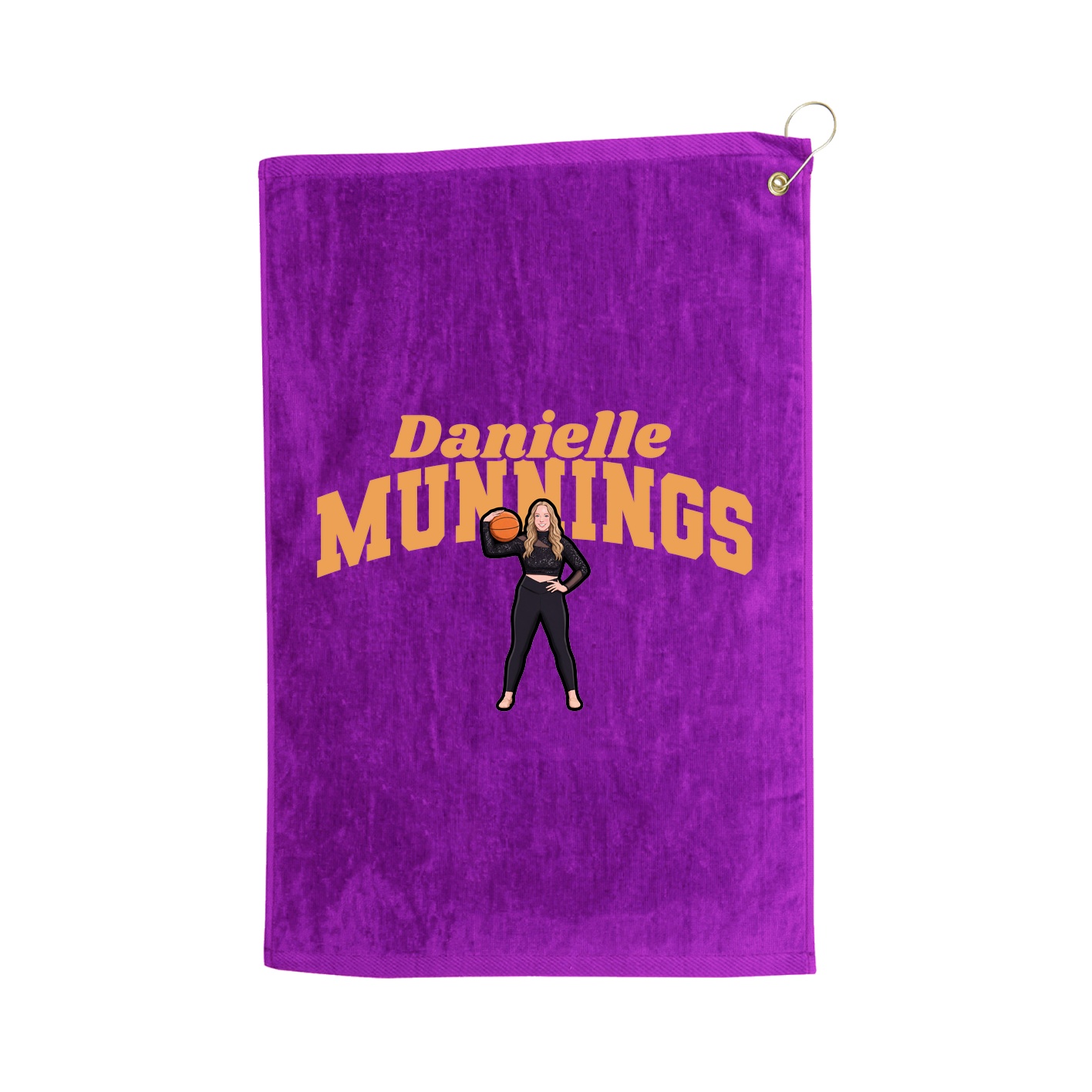 Golf Towel — Signature Arch in Purple