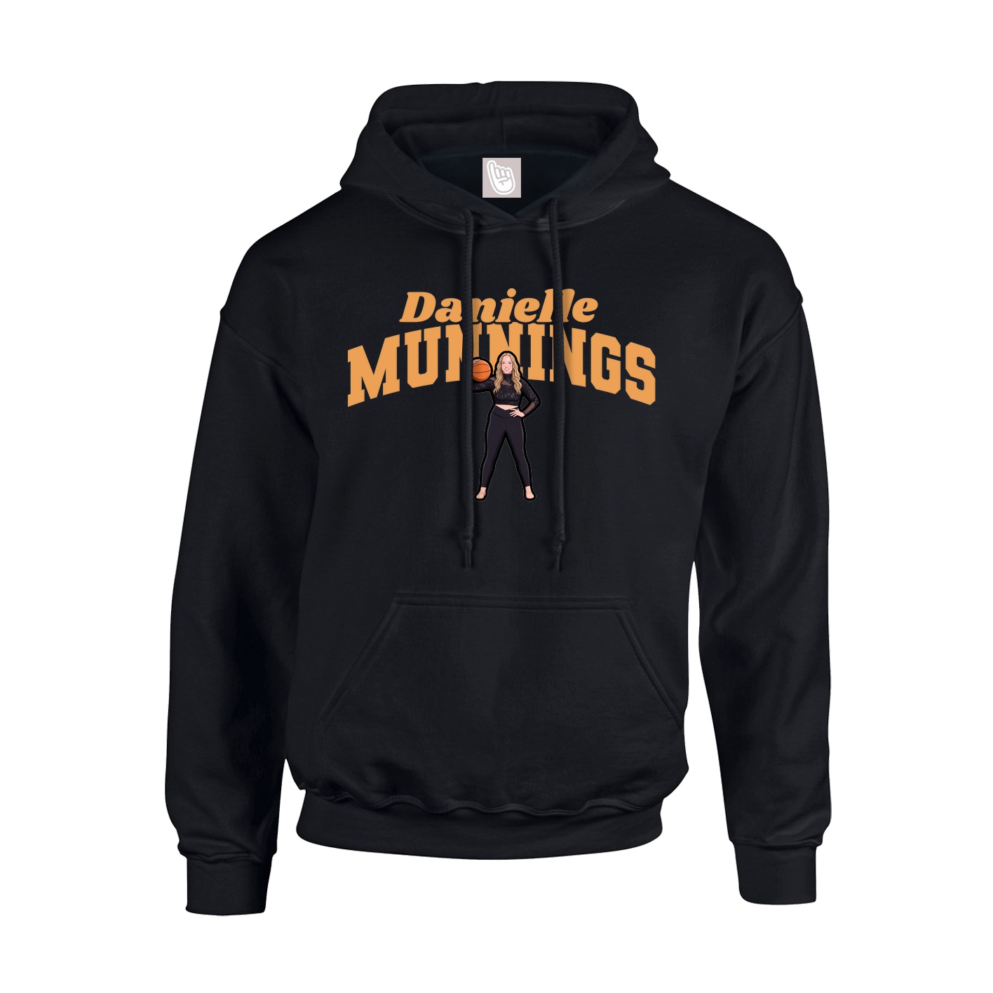 Hoodie — Signature Arch in Black