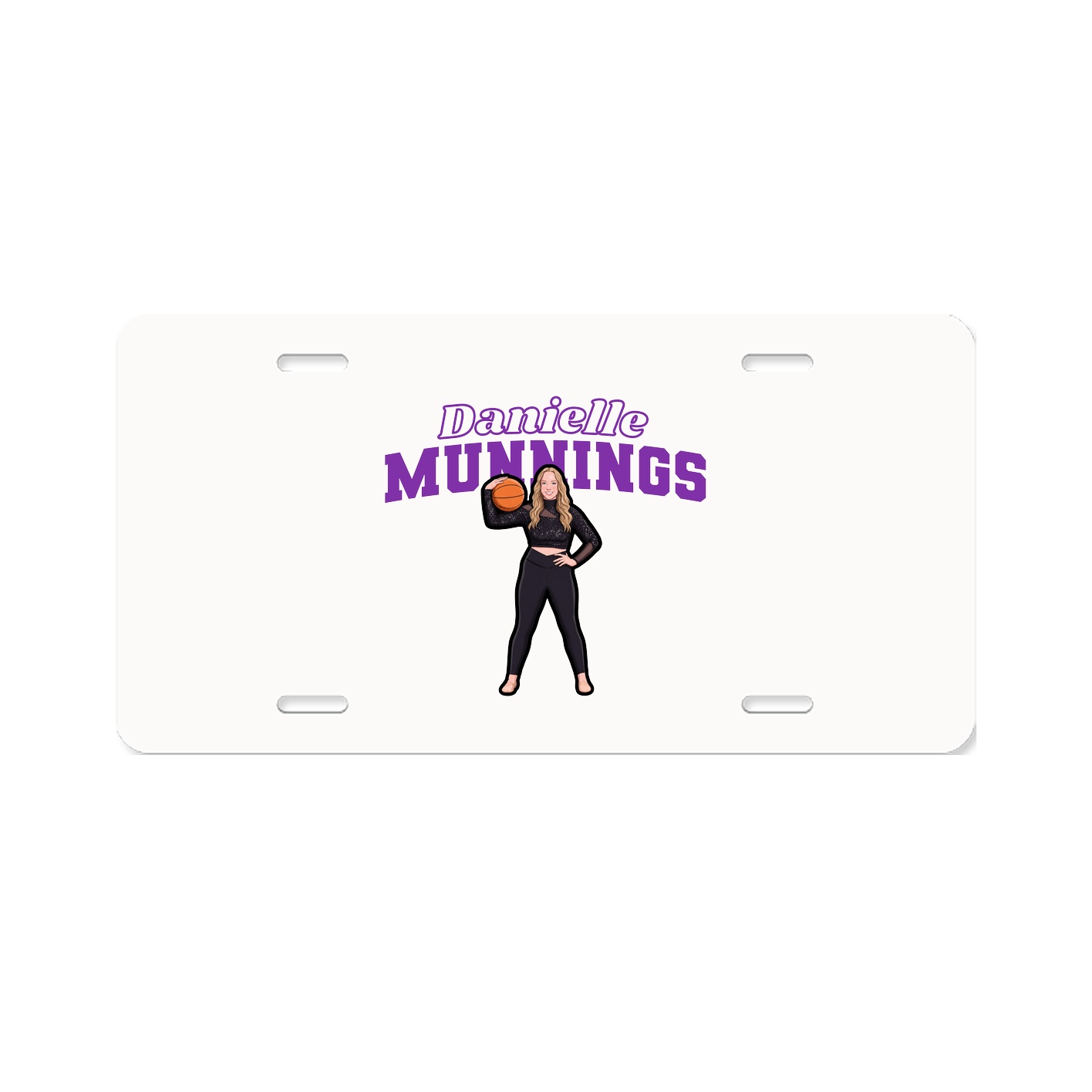 License Plate — Name Arch in Classic