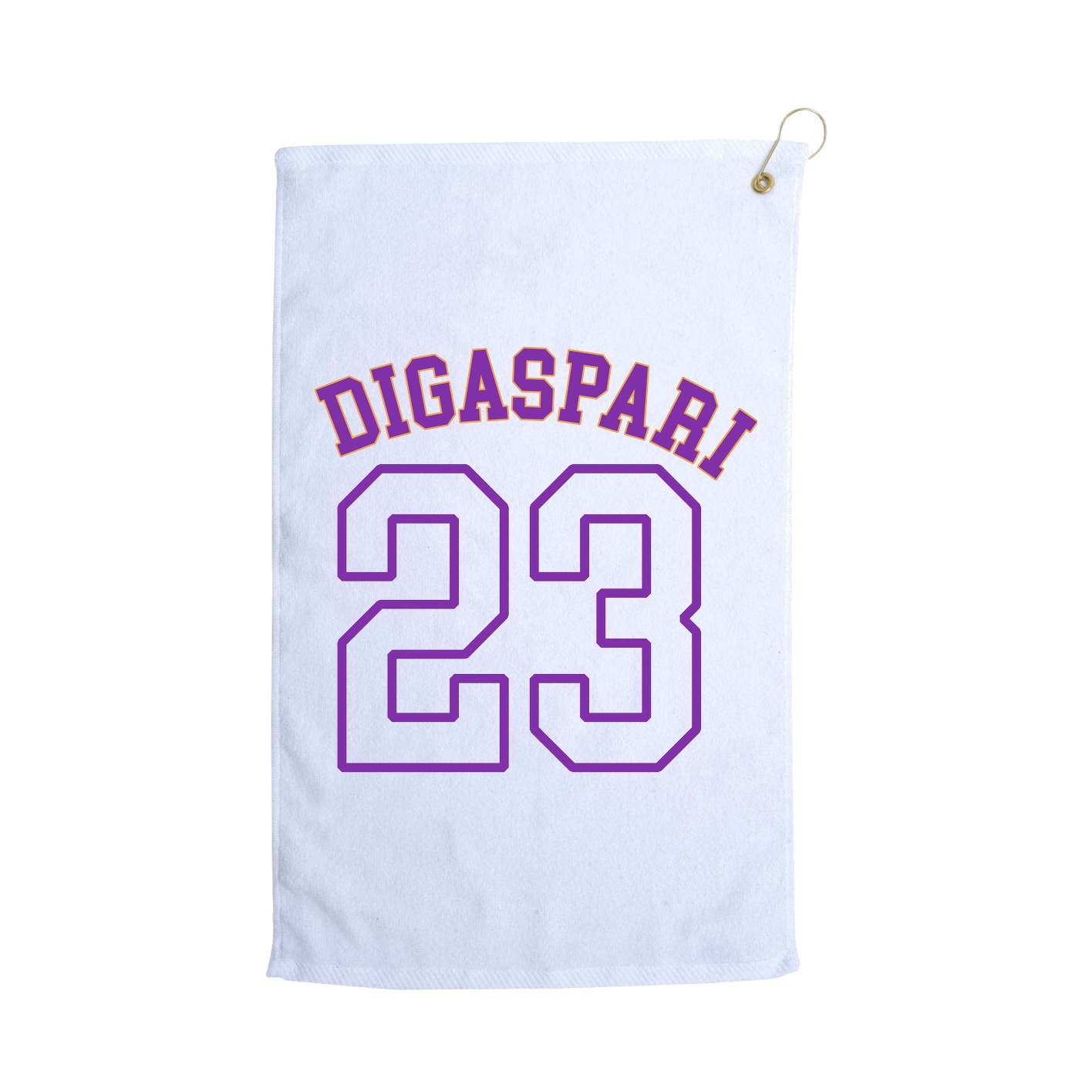 Golf Towel — Shirsey Arch in White