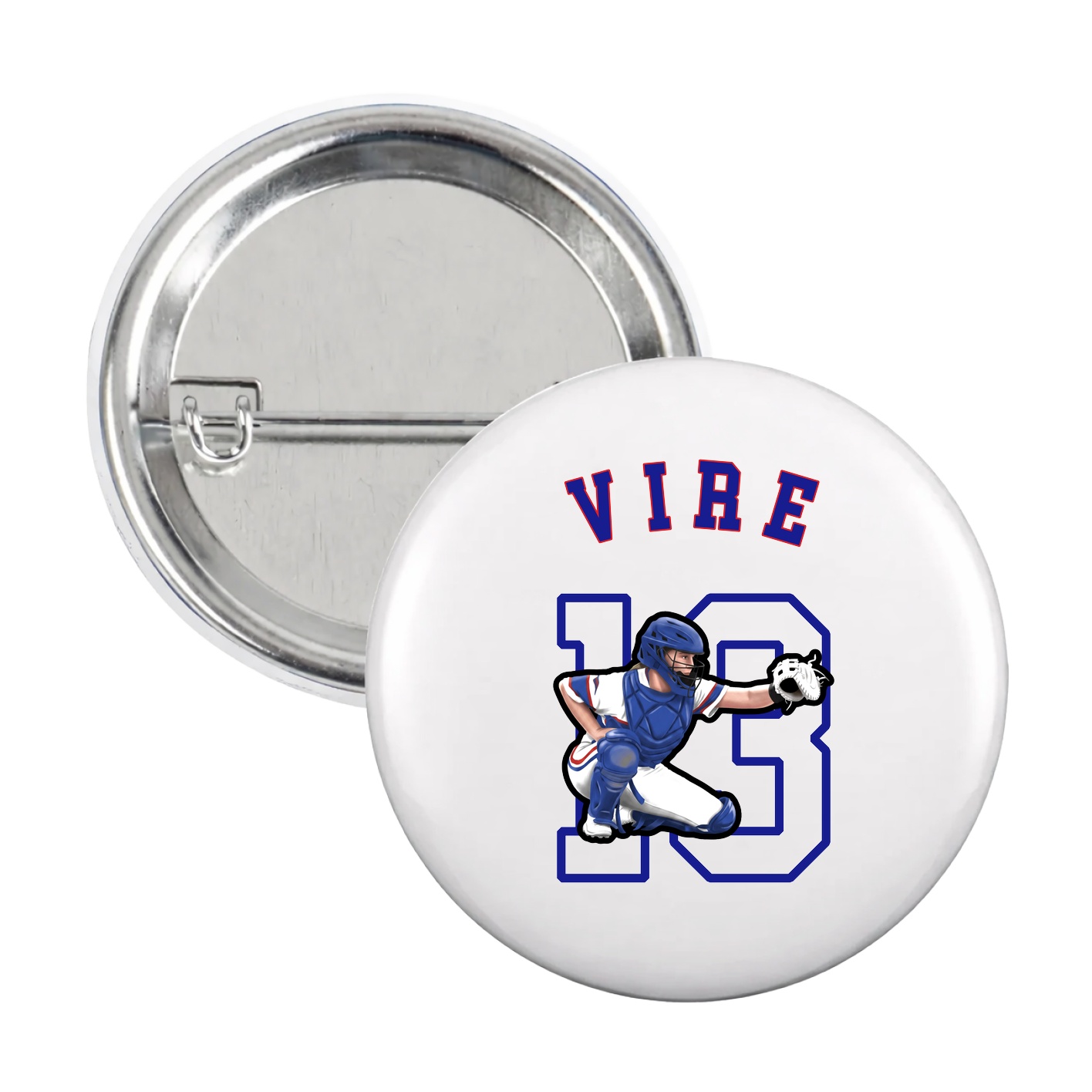 Game Day Button — Shirsey Arch in White