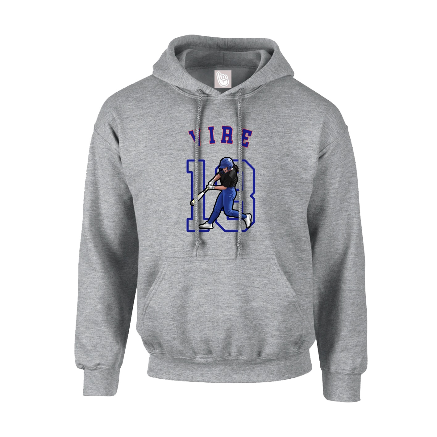 Youth Hoodie — Shirsey Arch in Grey