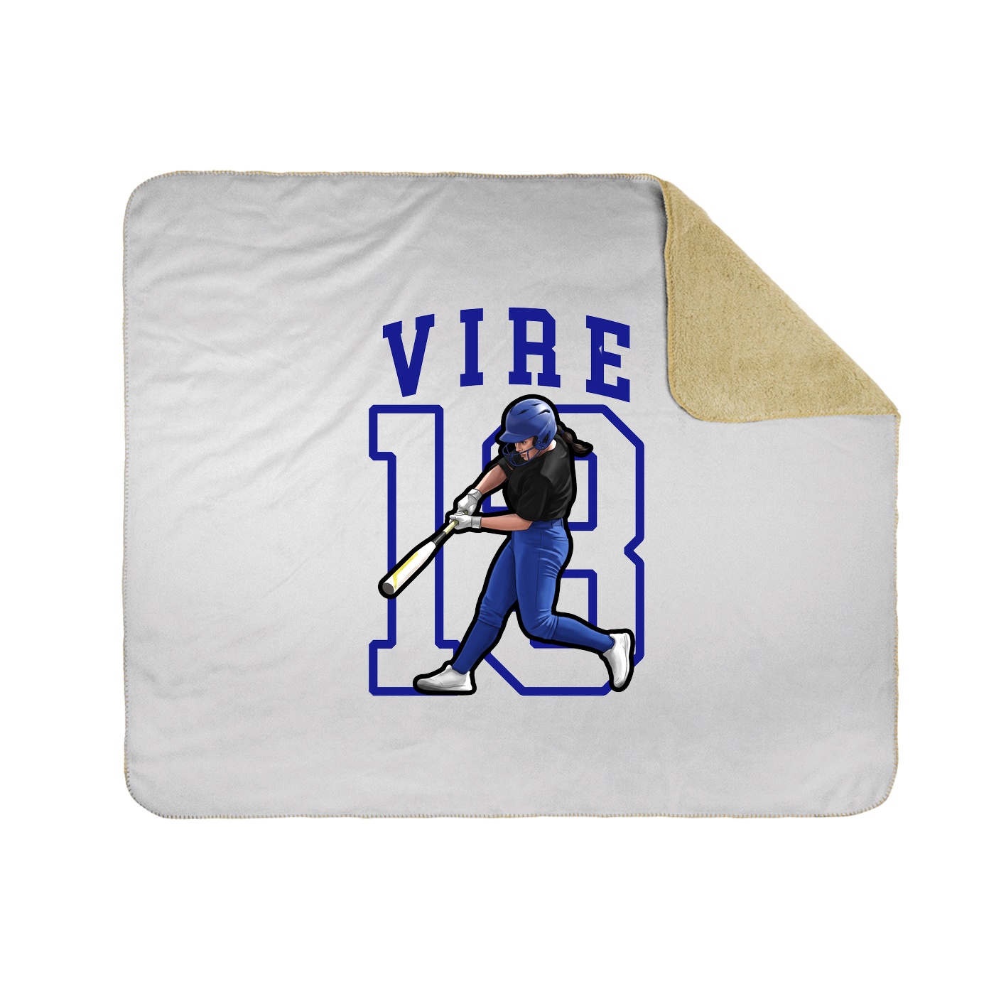Throw Blanket — Shirsey in White