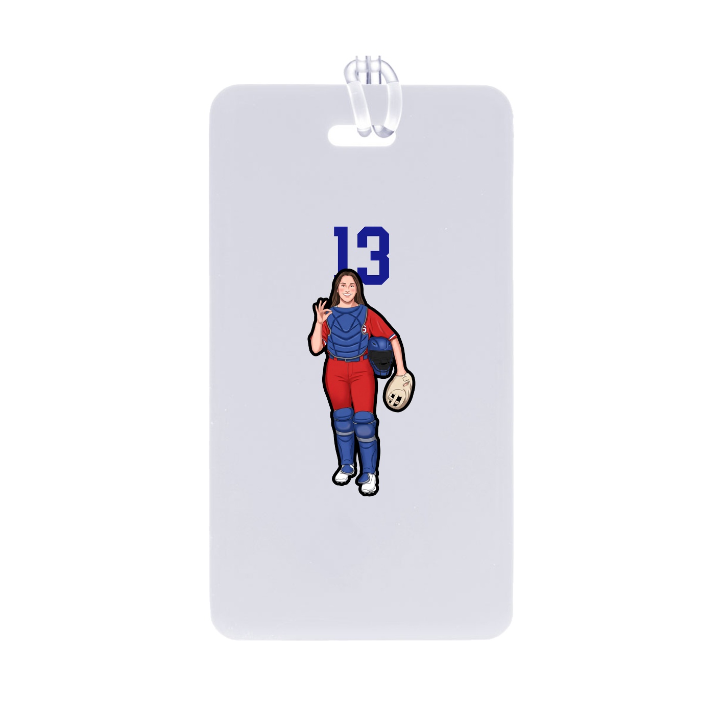 Bag Tag — Number Top in Classic