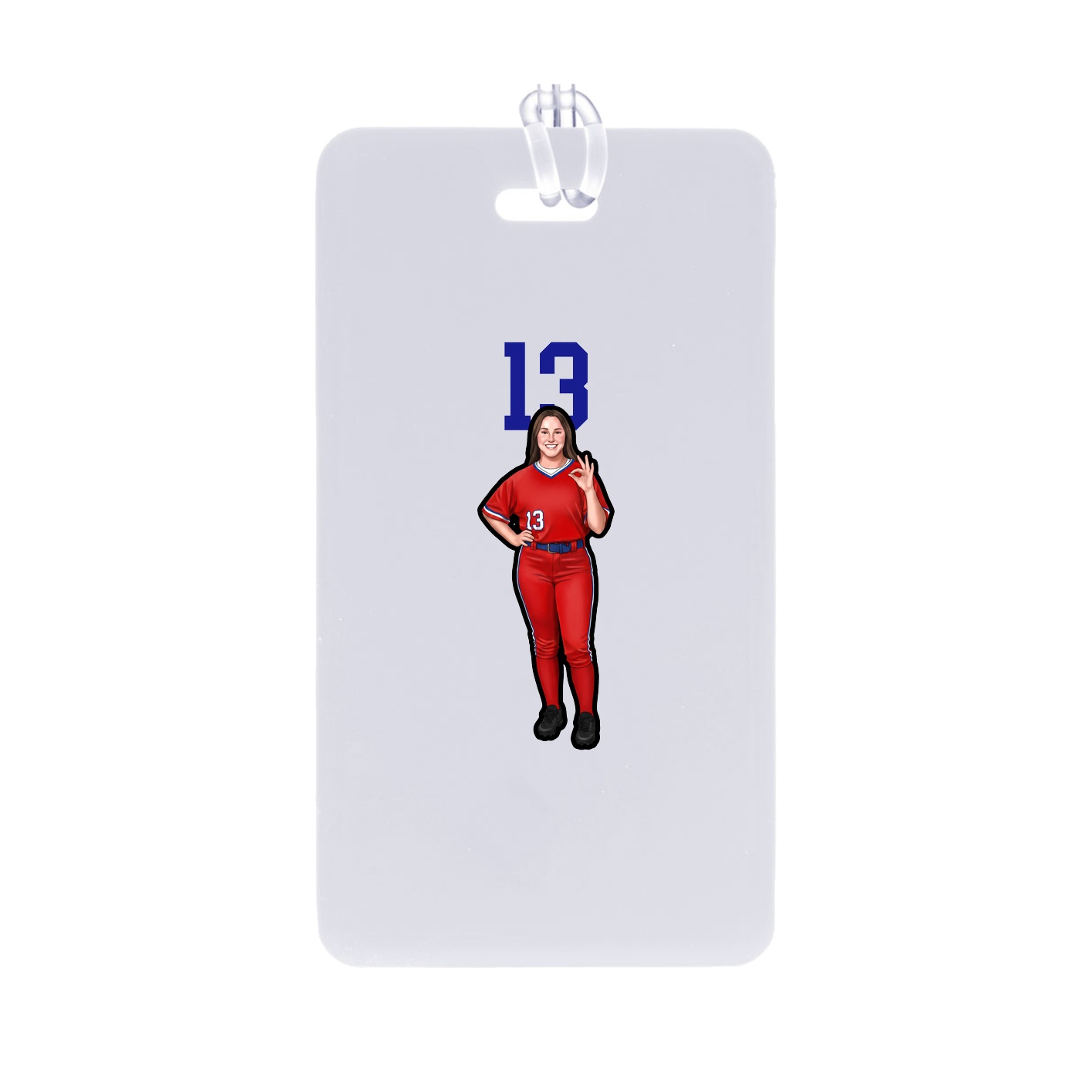 Bag Tag — Number Top in Classic