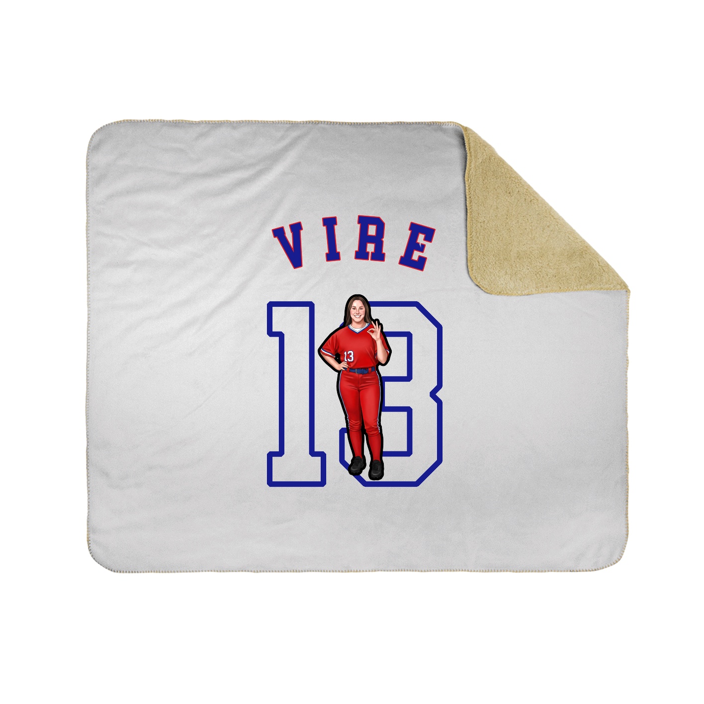 Throw Blanket — Shirsey Arch in White