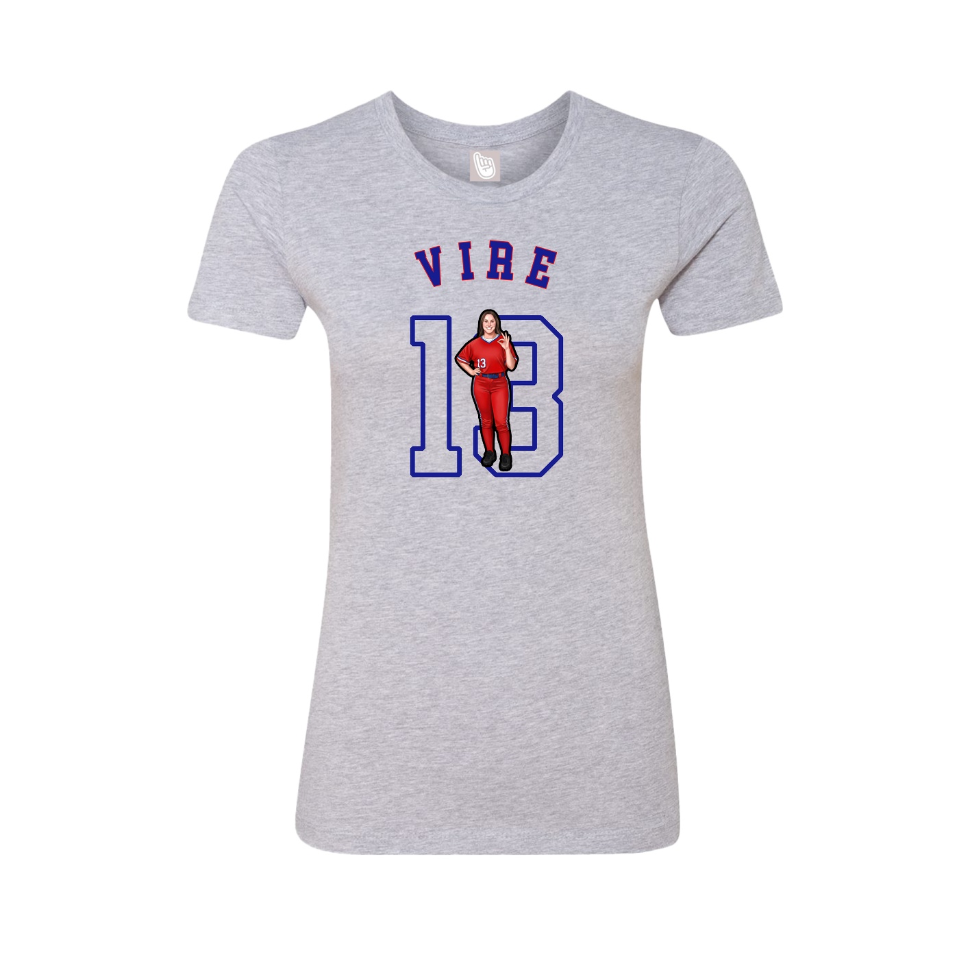 Womens Tee — Shirsey Arch in Grey