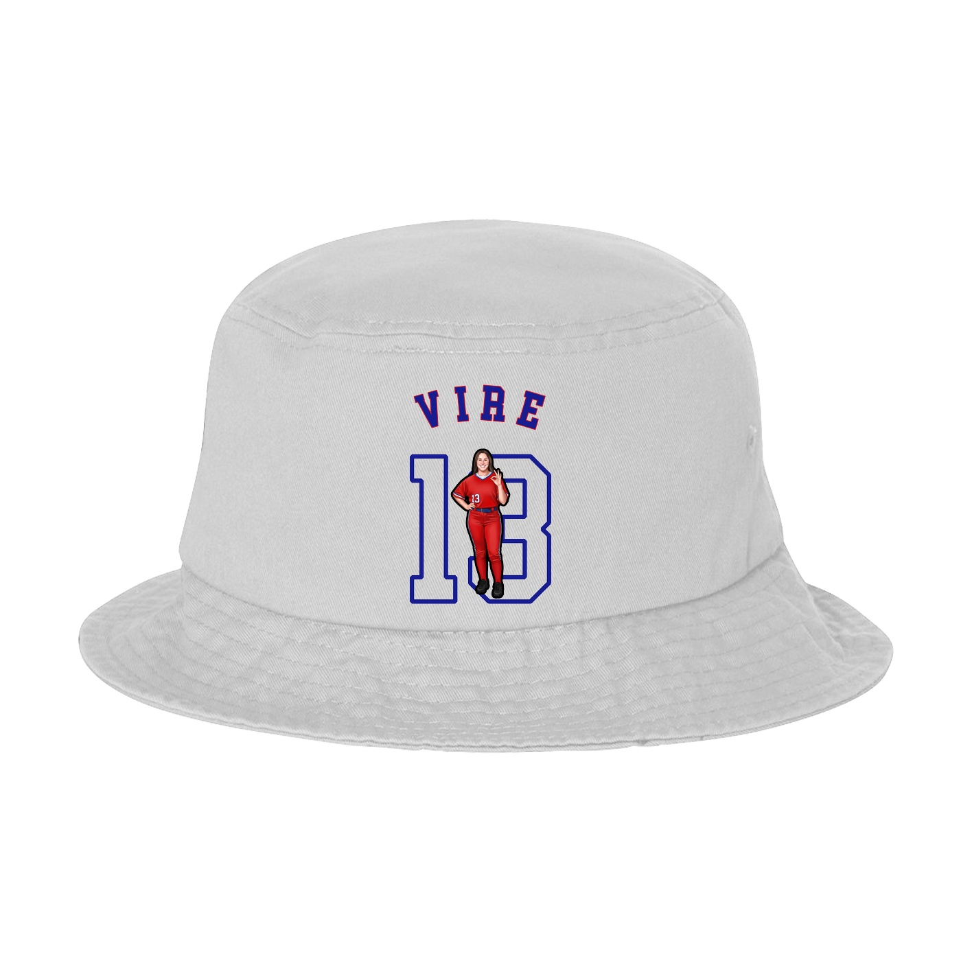 Bucket Cap — Shirsey Arch in White