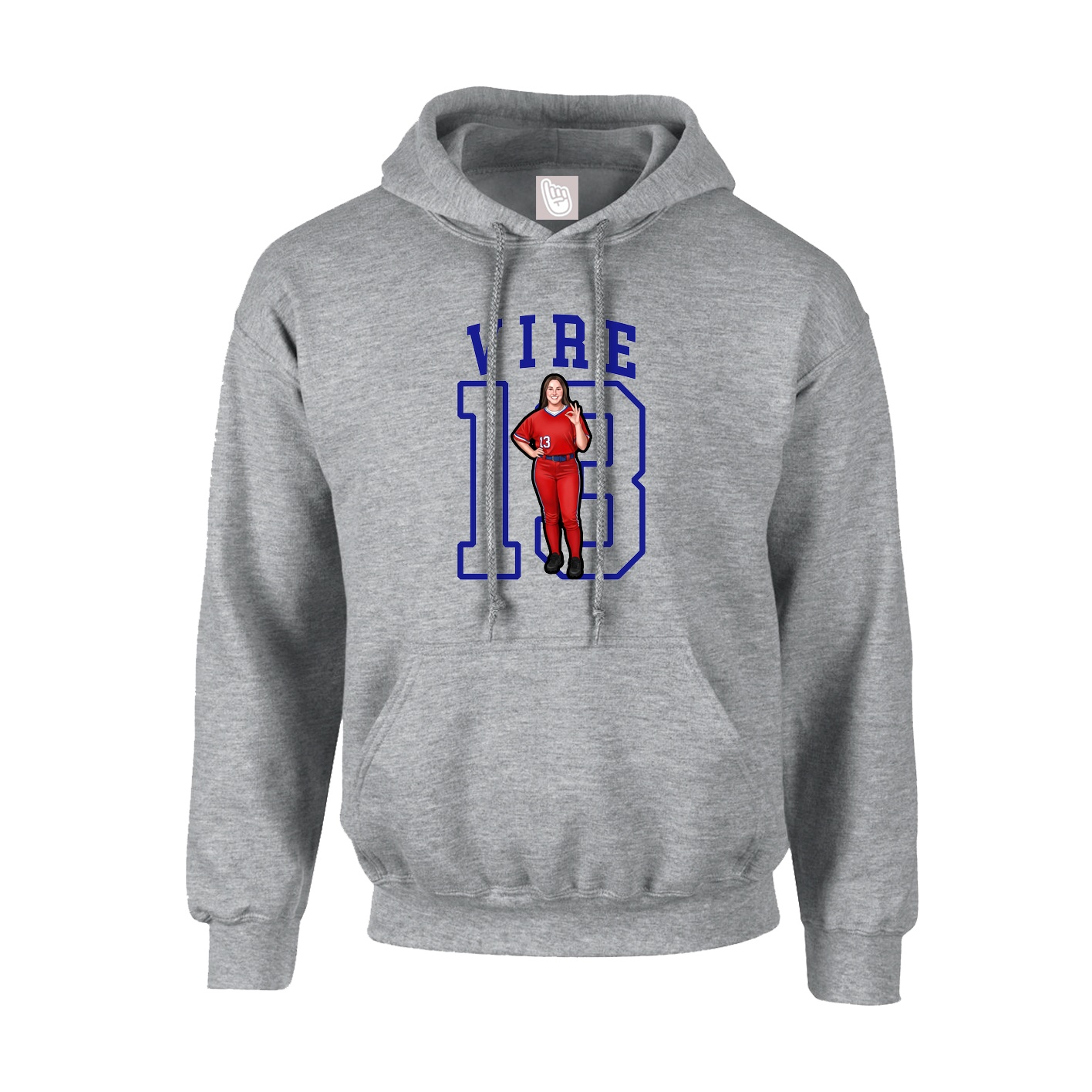 Hoodie — Shirsey in Grey