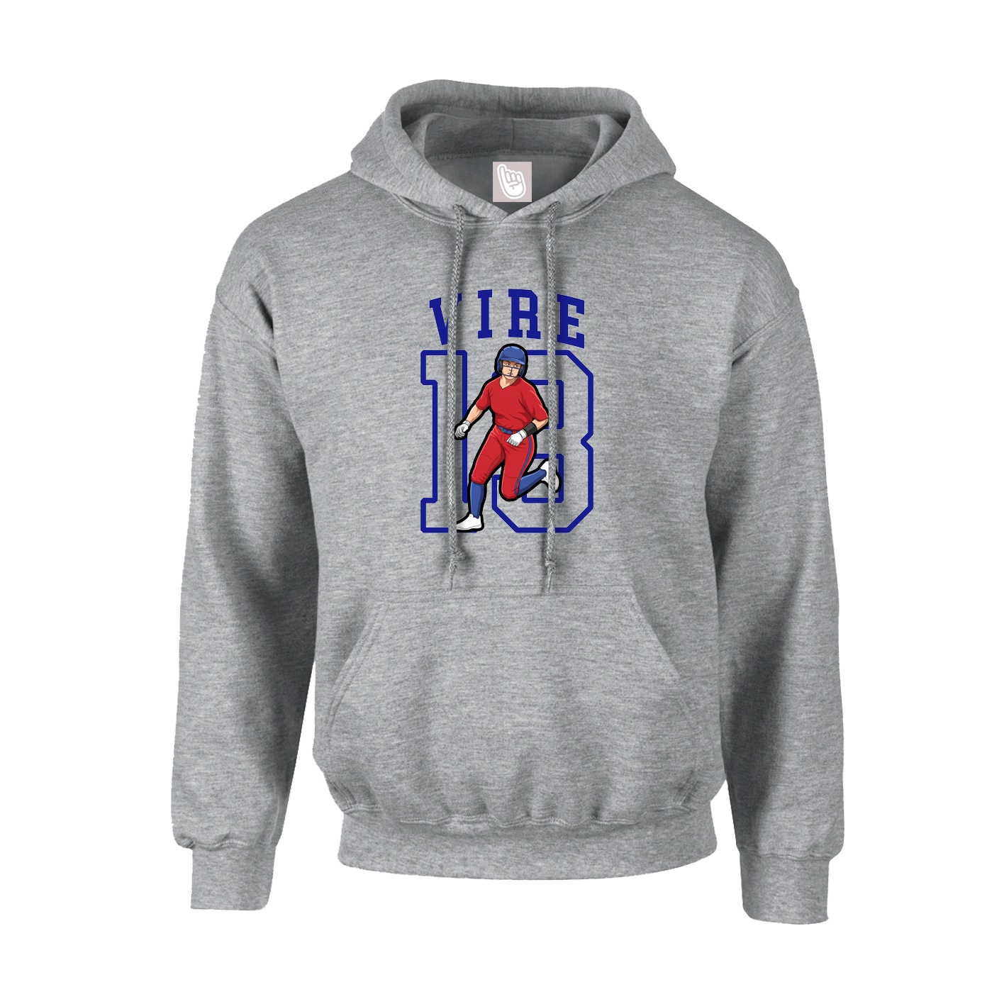 Hoodie — Shirsey in Grey