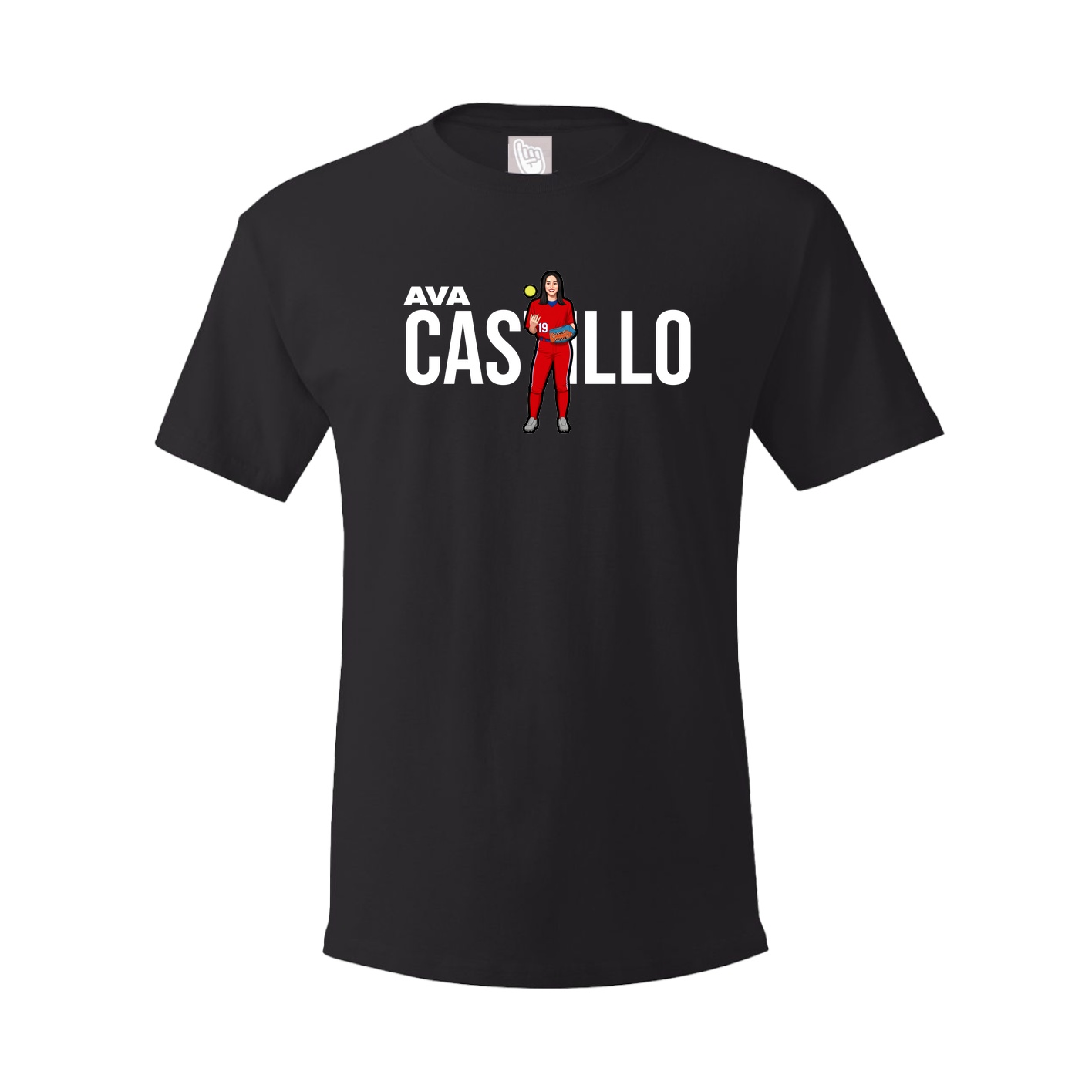 Tee — Player Name in Black