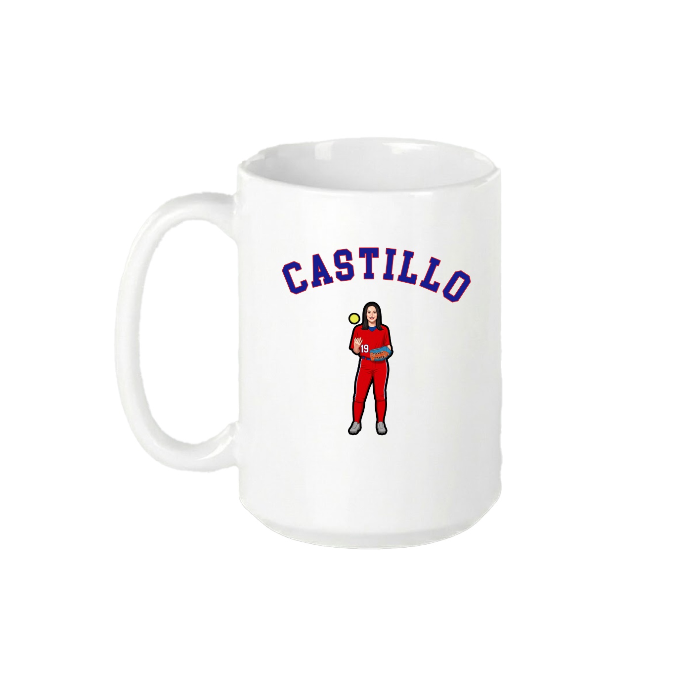 15oz Coffee Mug — Shirsey Arch in White