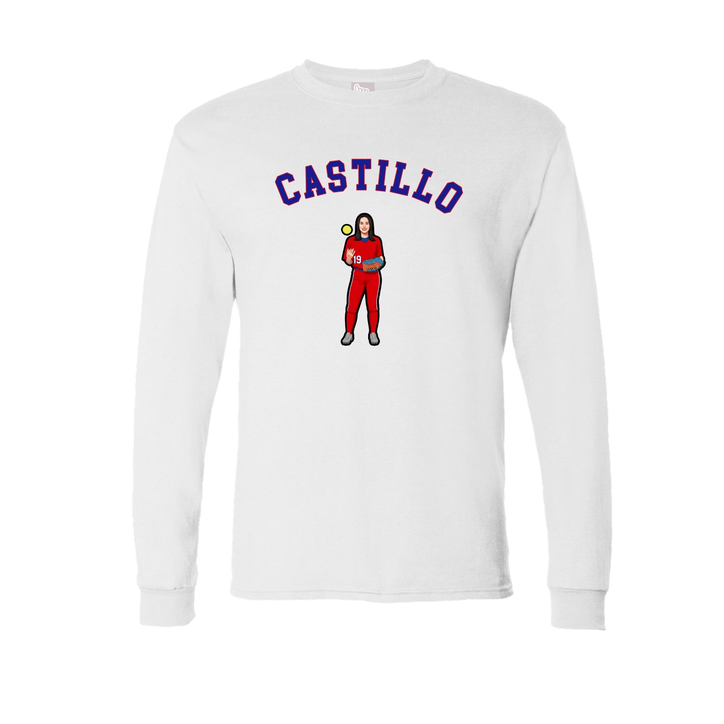 Long Sleeve Tee — Shirsey Arch in White
