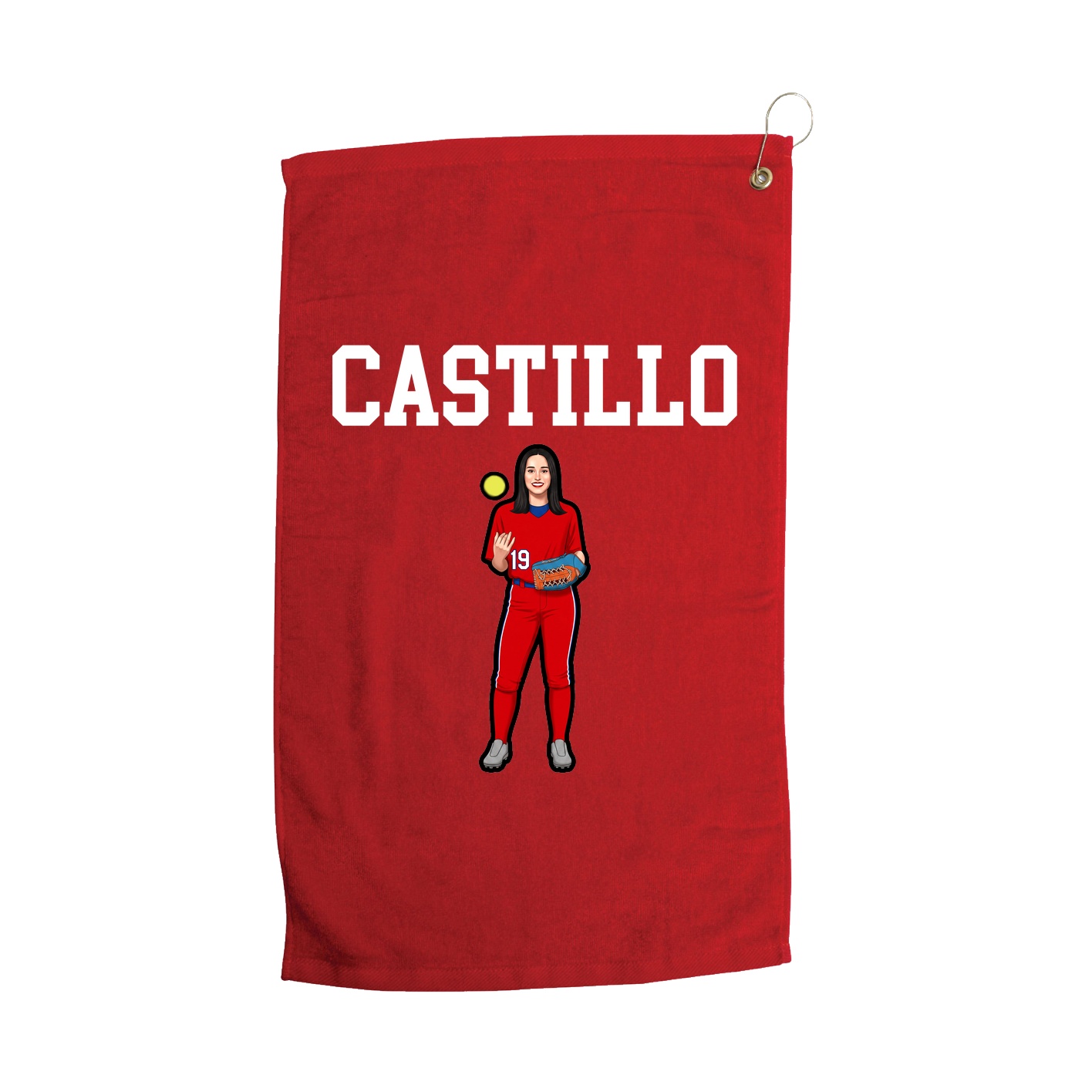 Golf Towel — Shirsey in Red