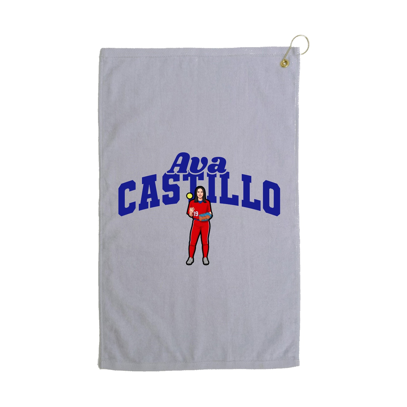 Golf Towel — Signature Arch in Grey