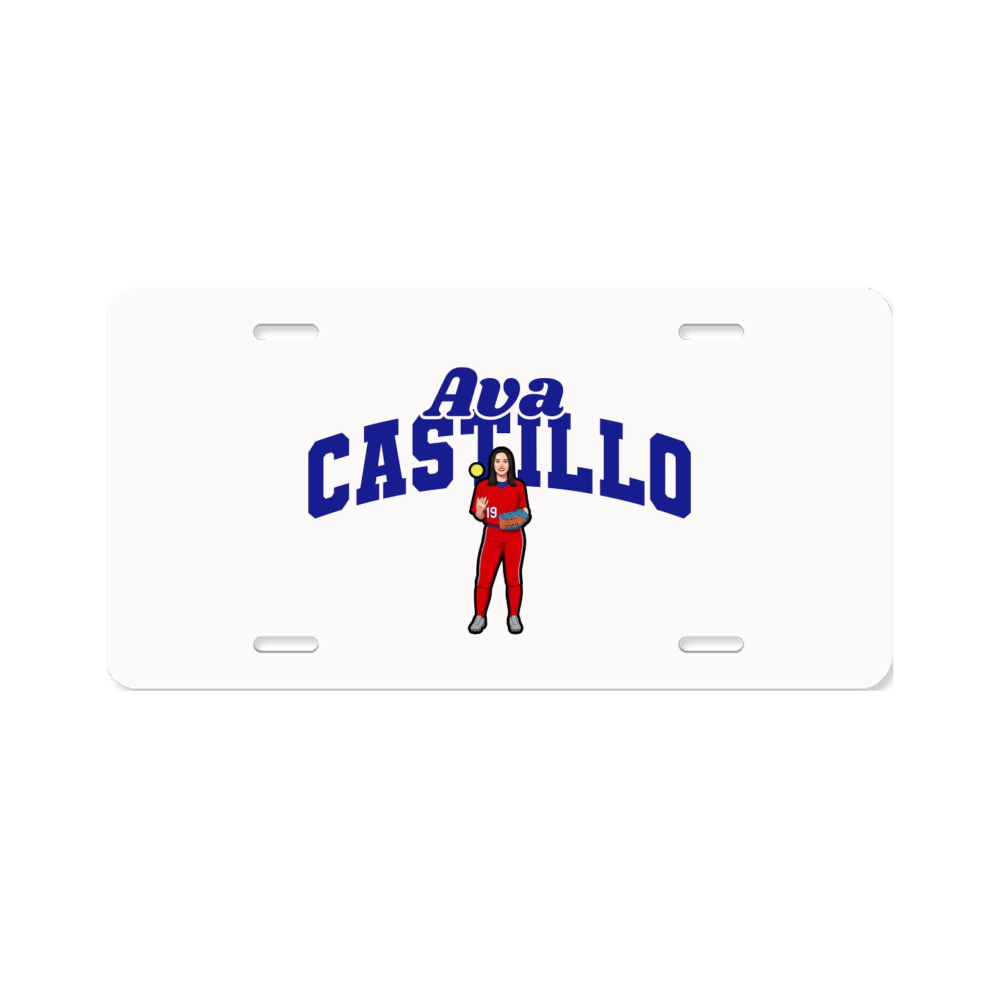 License Plate — Signature Arch in Classic