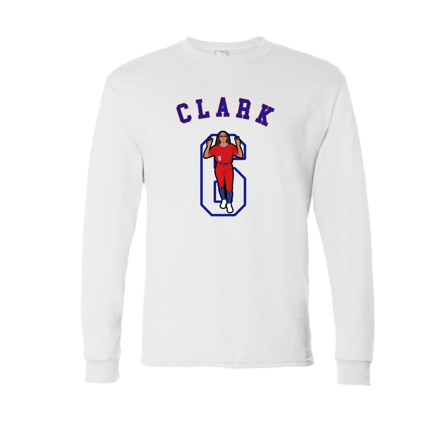 Long Sleeve Tee — Shirsey Arch in White