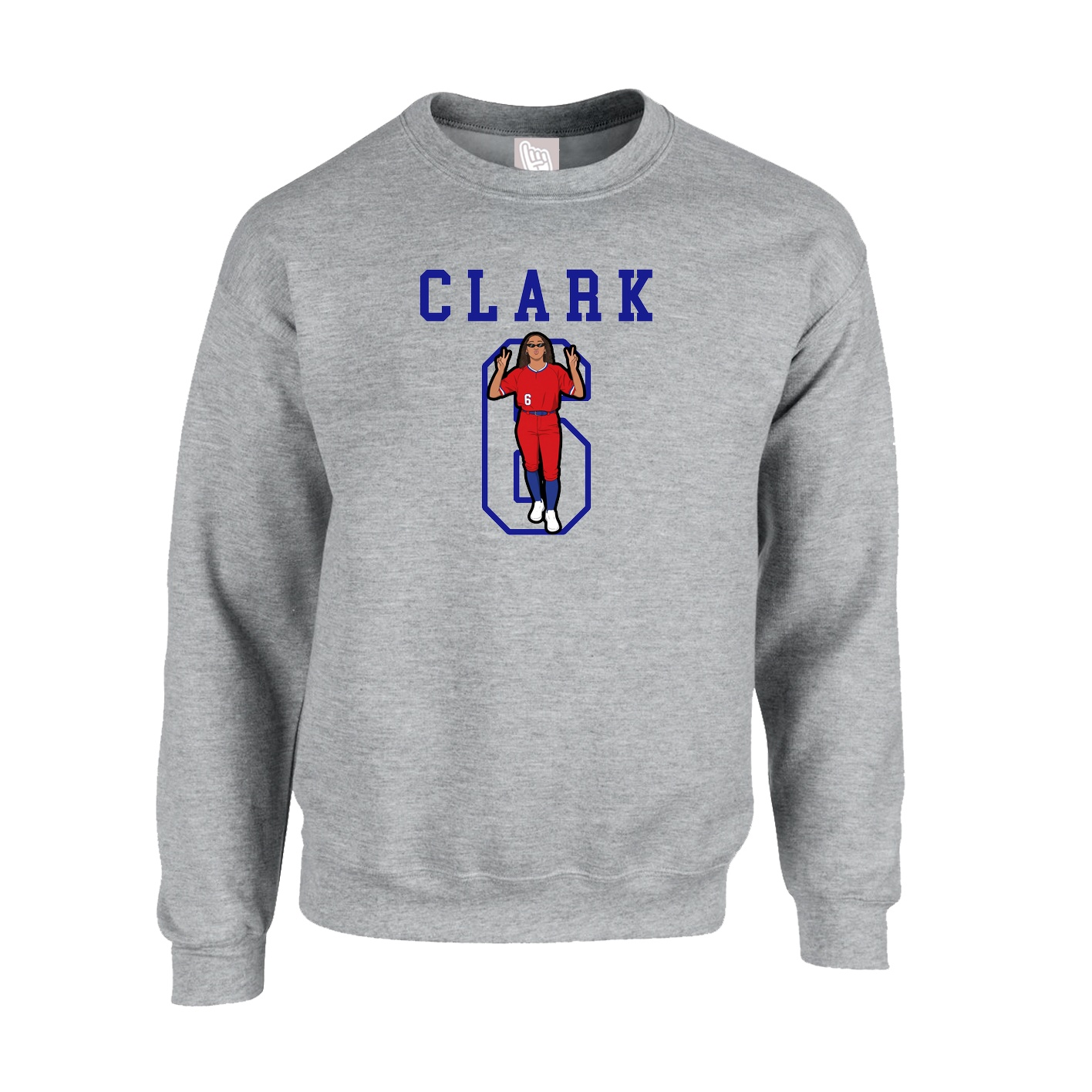 Fleece Crew — Shirsey in Grey