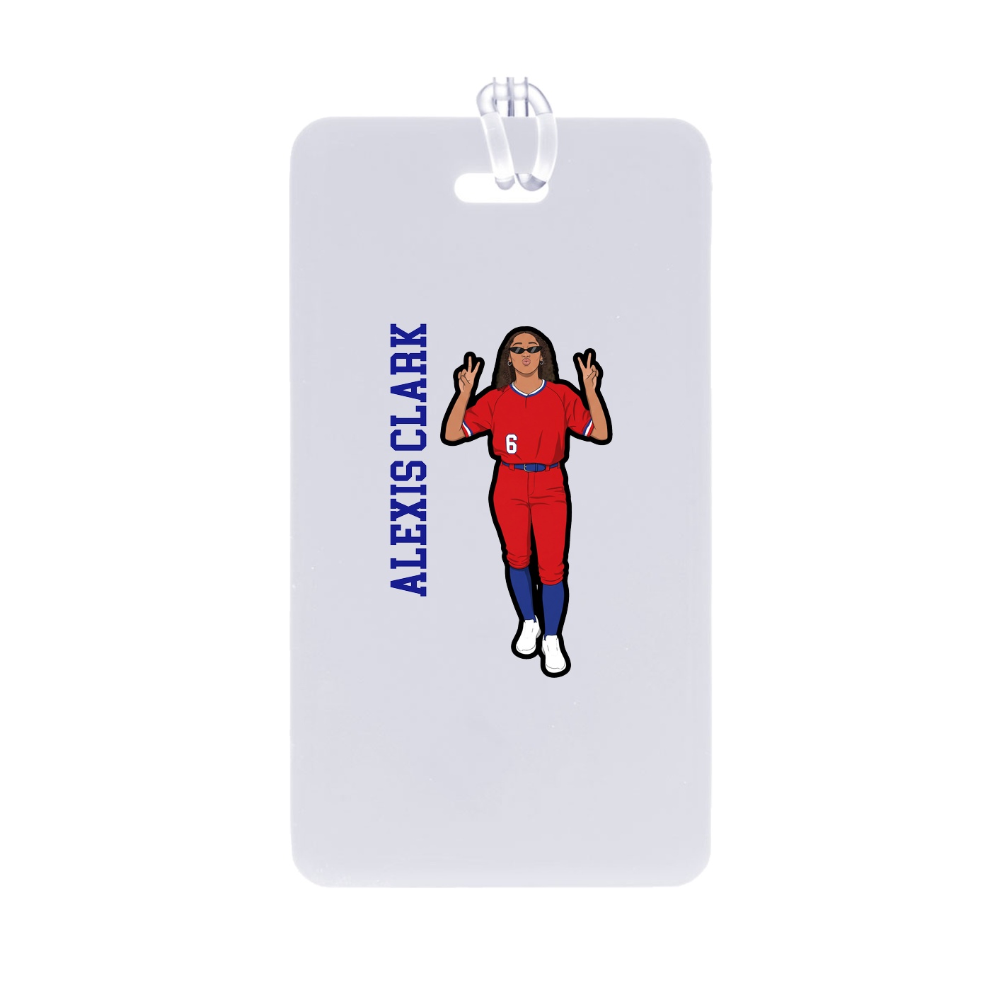 Bag Tag — Name Vertical in Classic