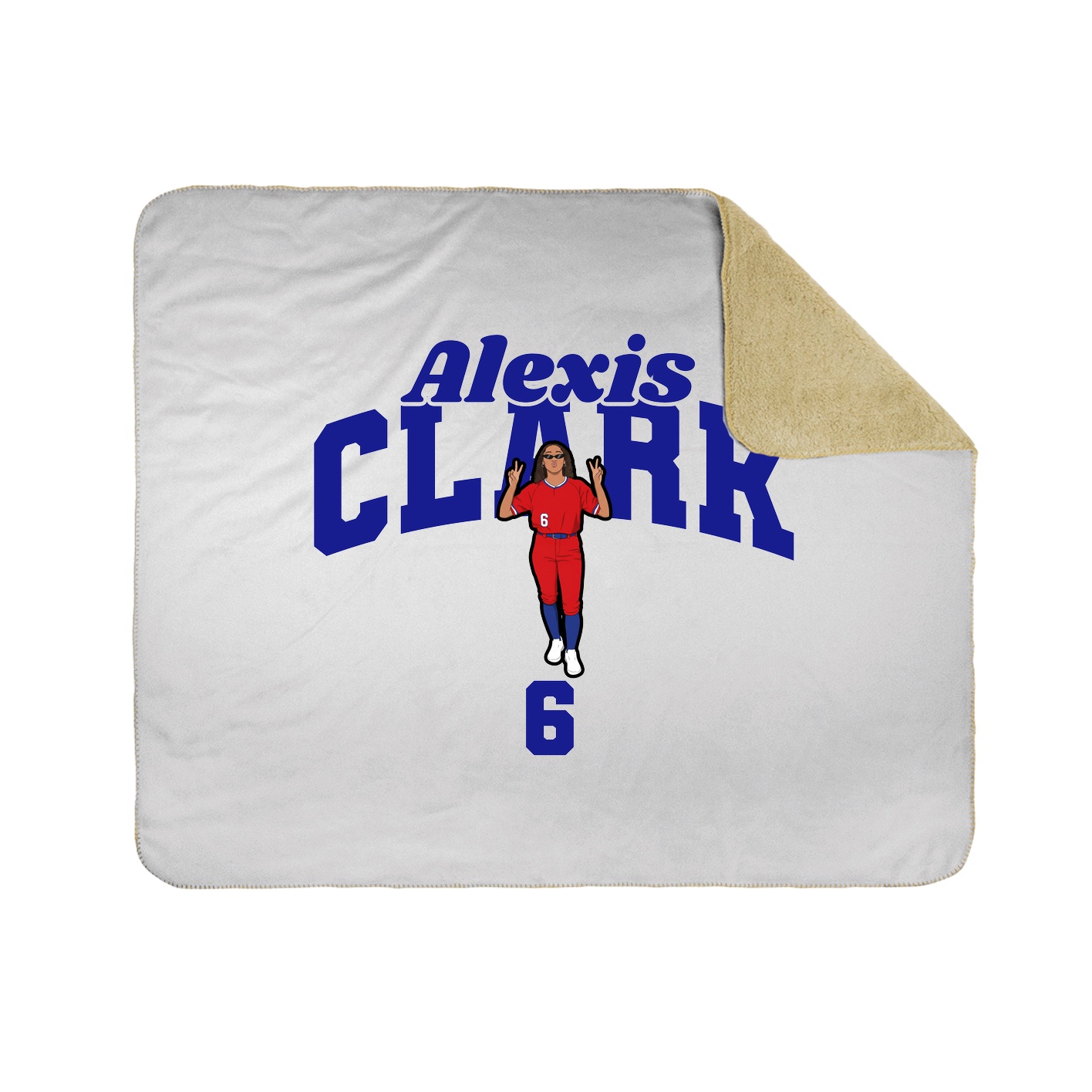 Throw Blanket — Signature Arch in White