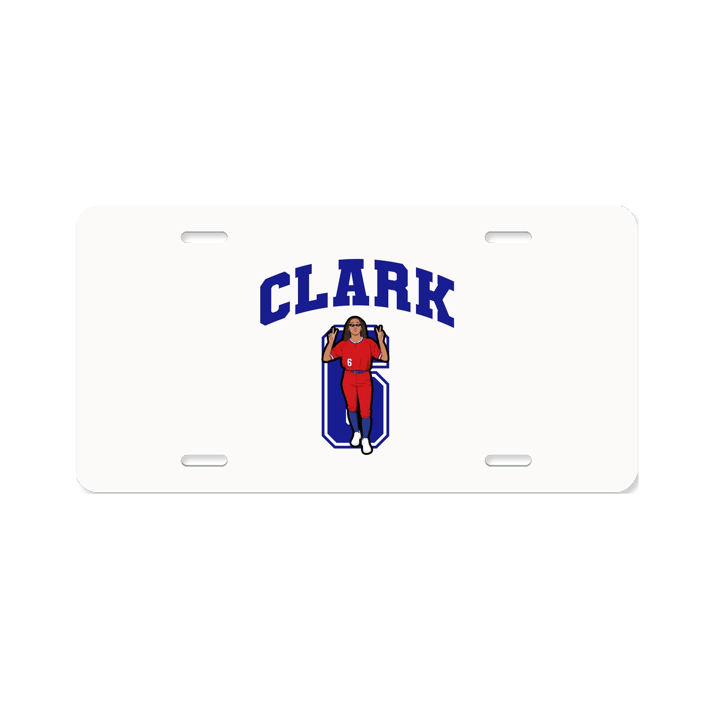 License Plate — Number in Classic