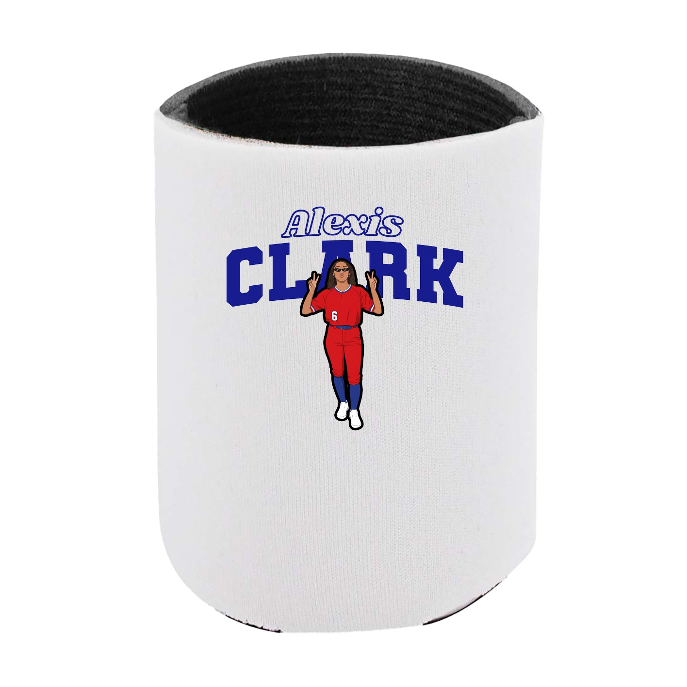 Can Holder — Name Arch in White