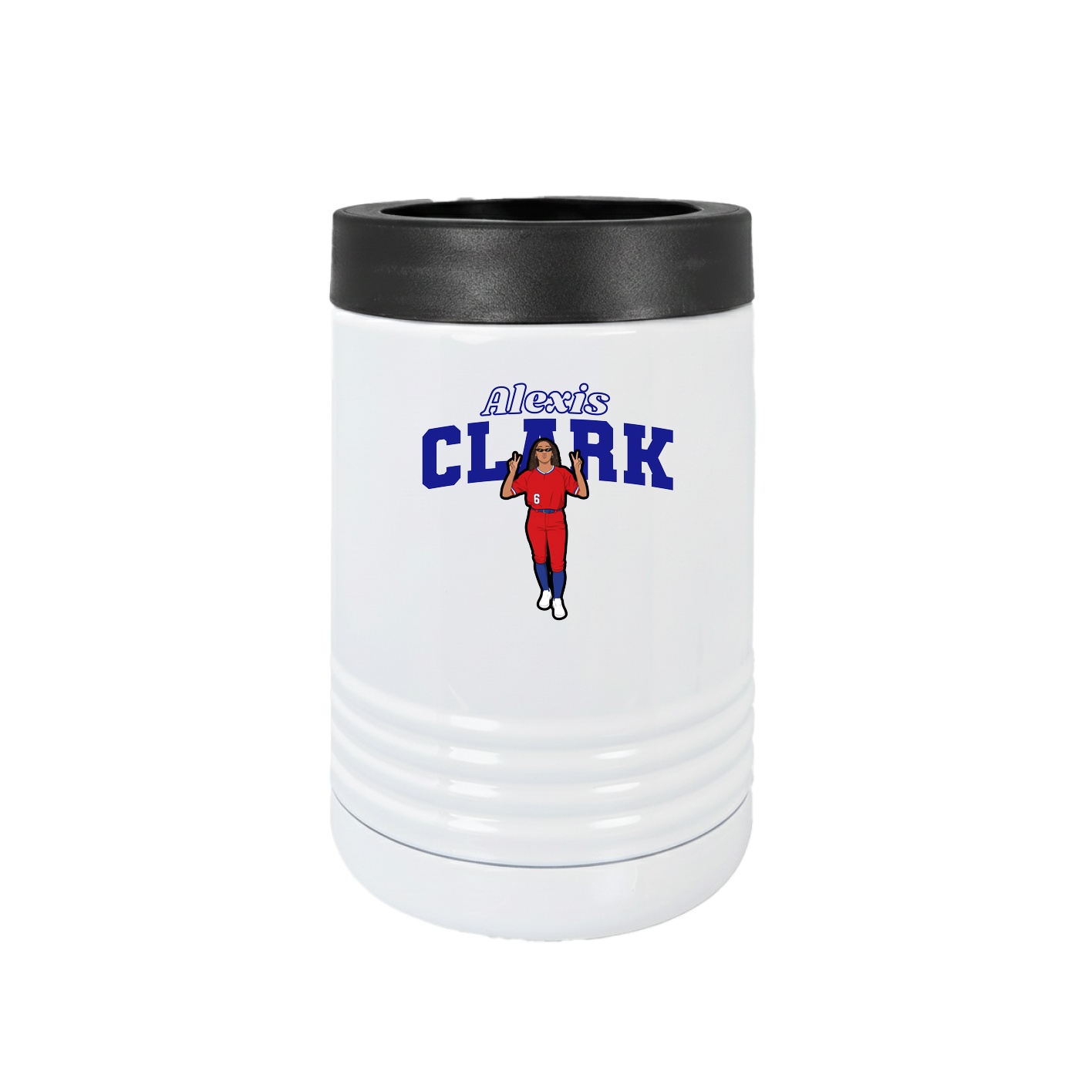 Beverage Holder — Name Arch in White