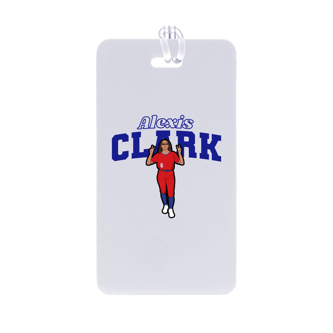 Bag Tag — Name Arch in Classic