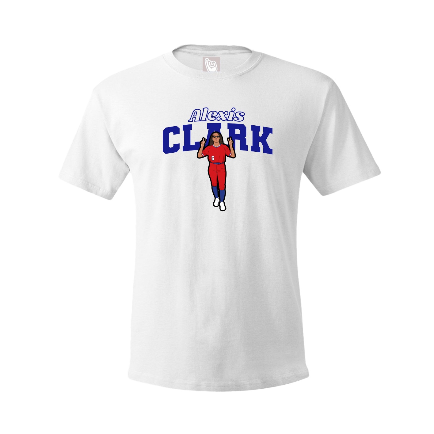 Tee — Name Arch in White