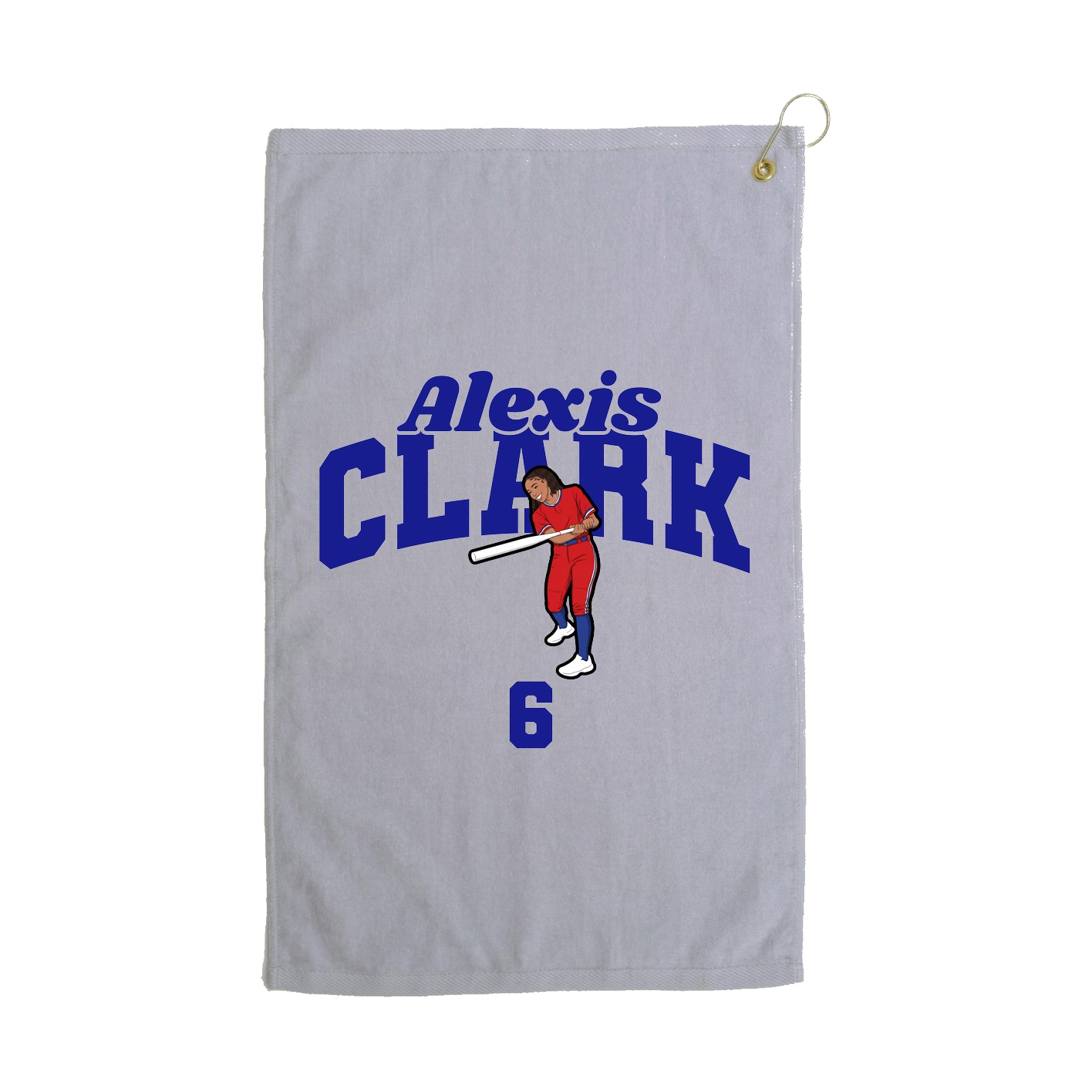 Golf Towel — Signature Arch in Grey
