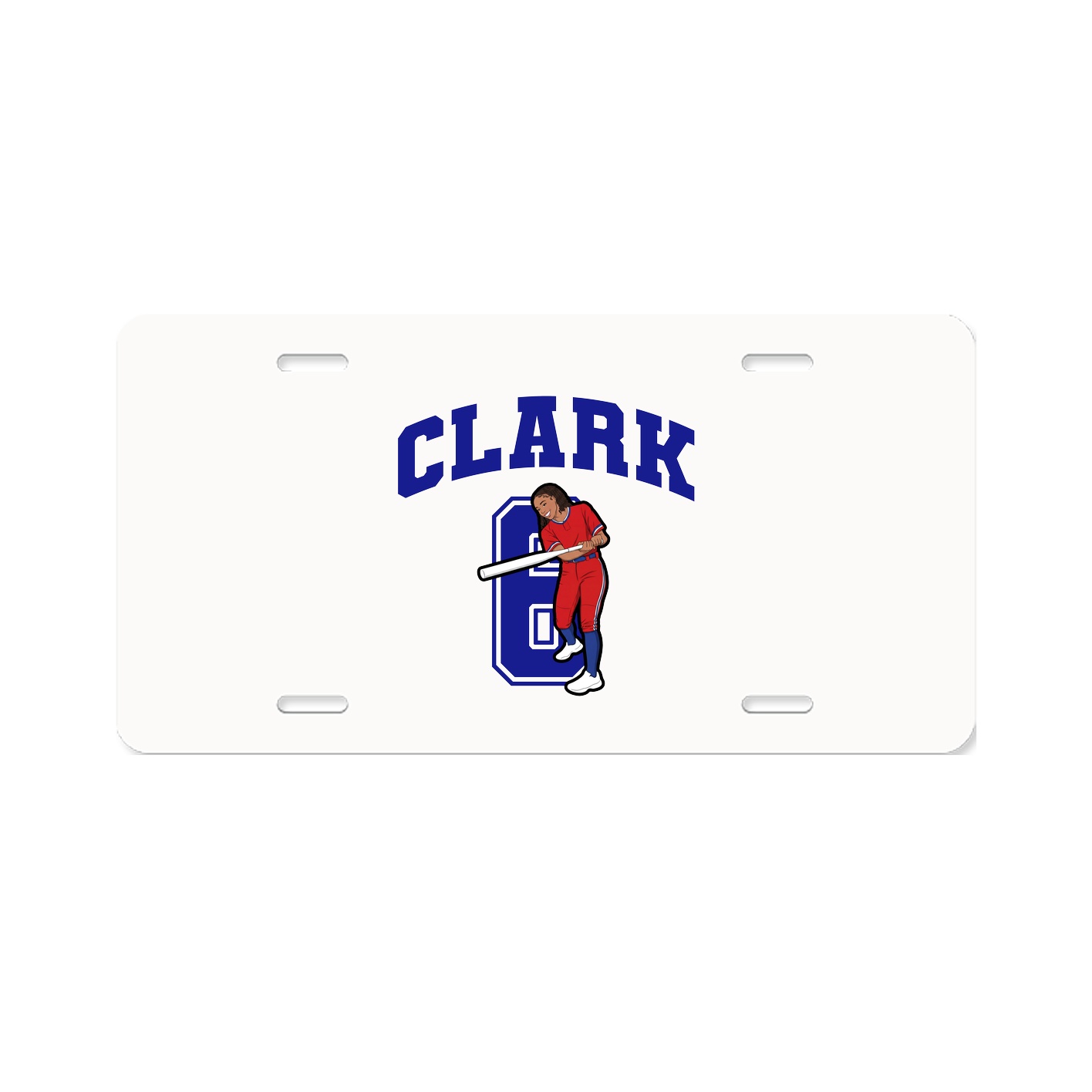 License Plate — Number in Classic