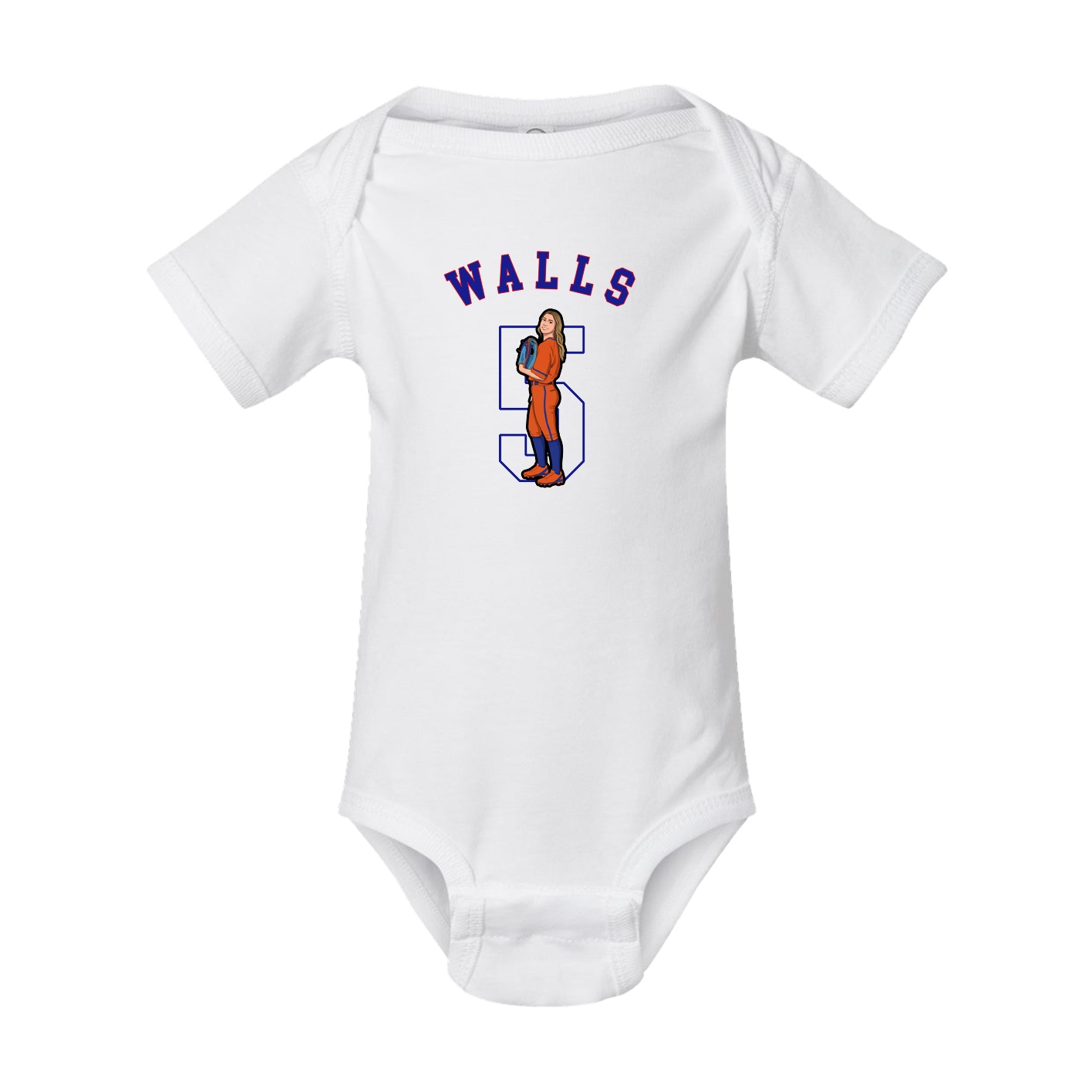 Baby Onesie — Shirsey Arch in White