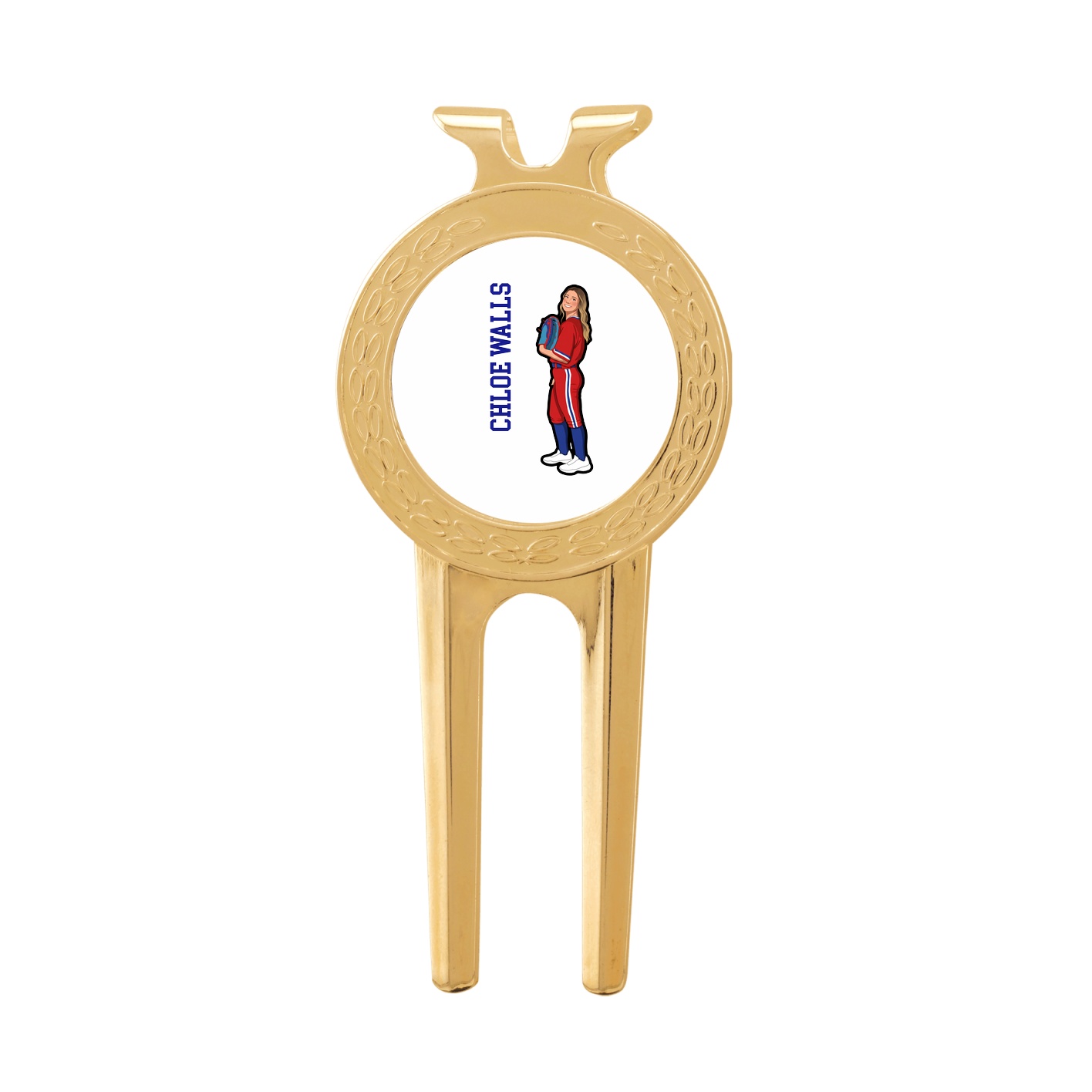 Divot Tool with Ball Marker — Name Vertical in Classic