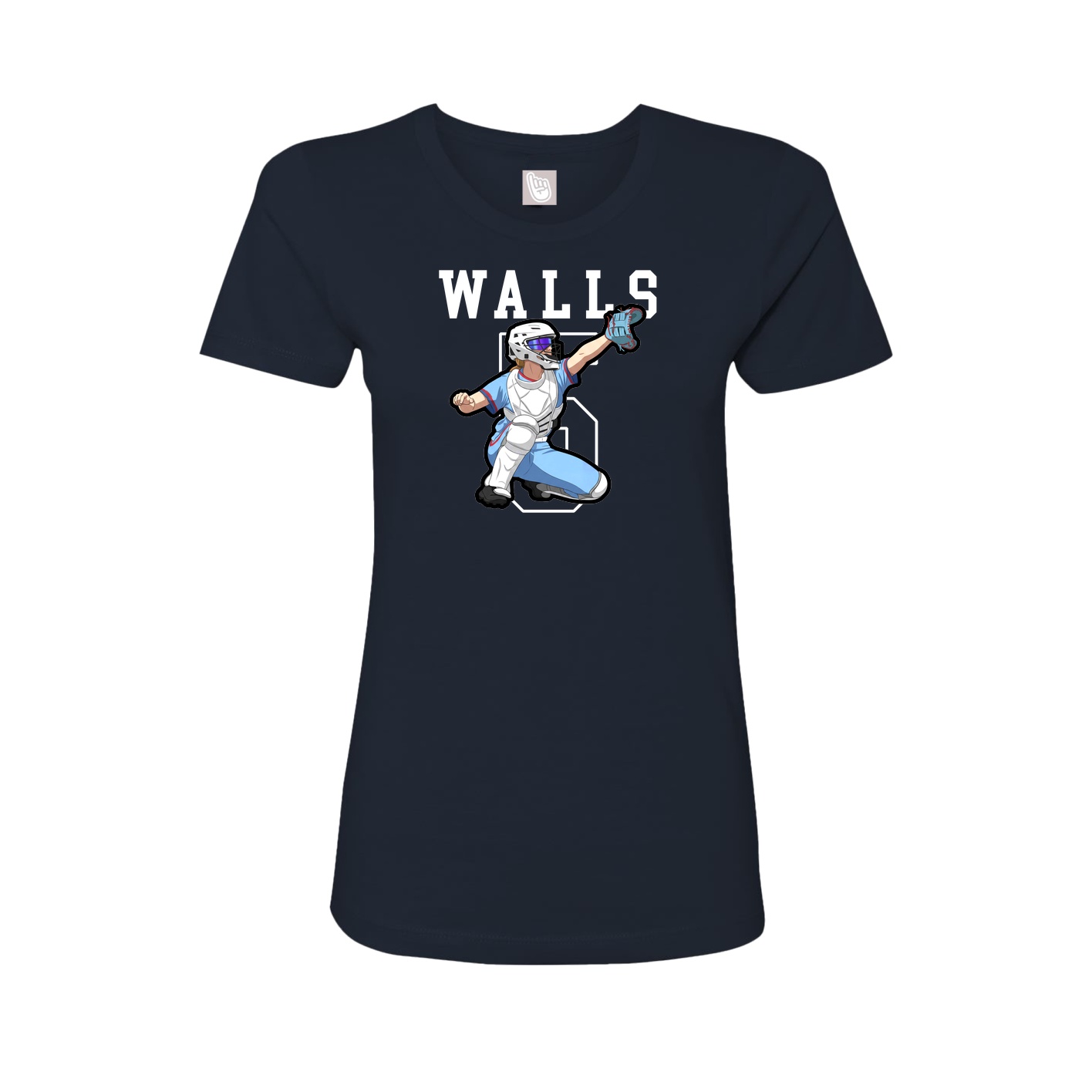 Fitted Women's Tee — Shirsey in Navy